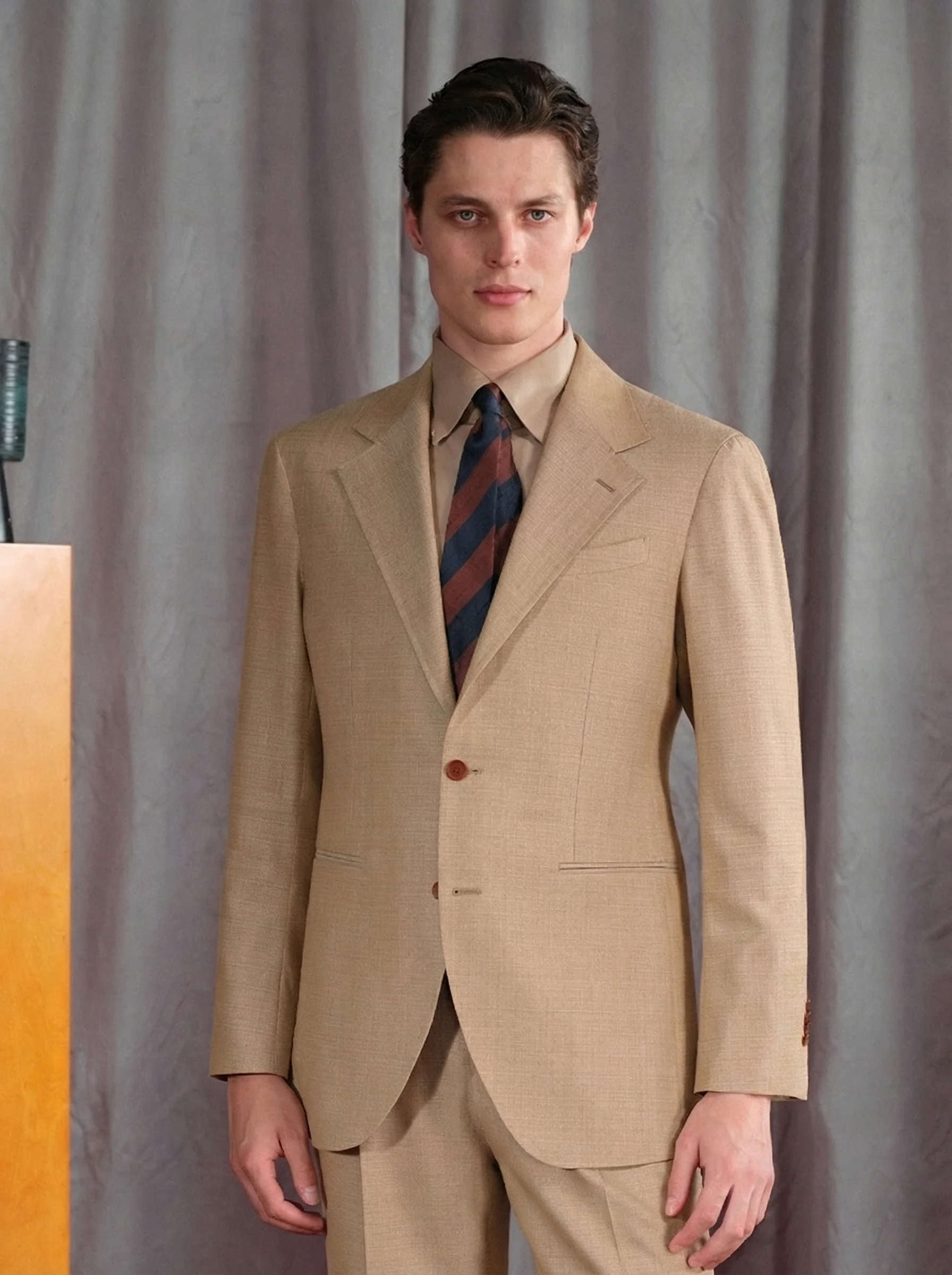 Silk-Wool Notch-Lapel Suit - Image 3