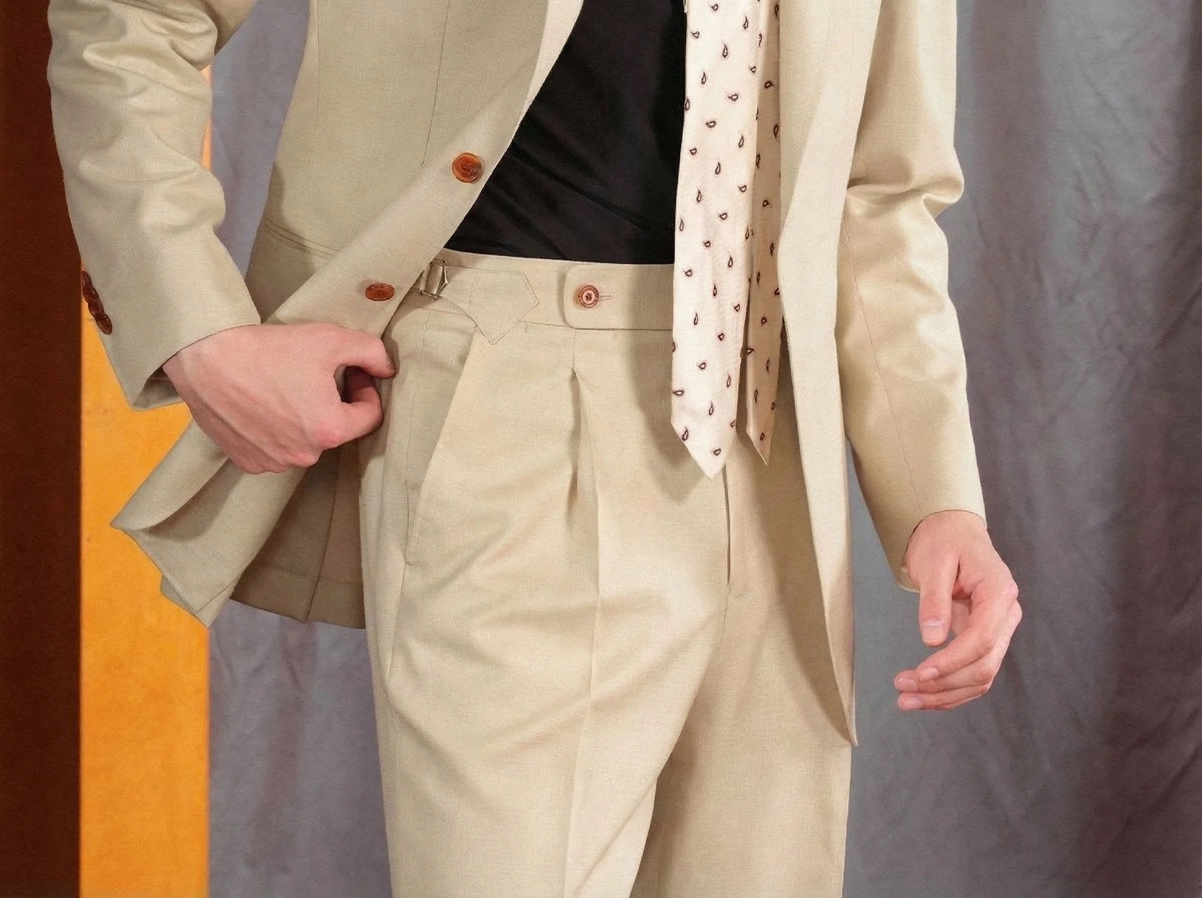 Silk-Wool Notch-Lapel Suit - Image 7