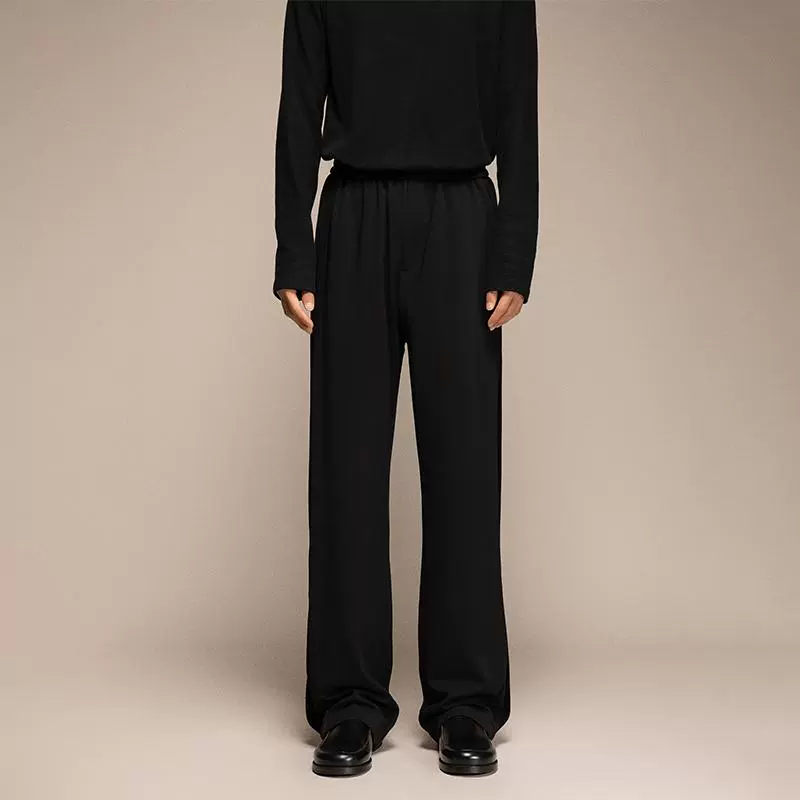Silky Drawstring Trousers - Image 4