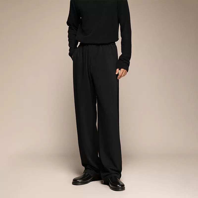 Silky Drawstring Trousers - Image 5
