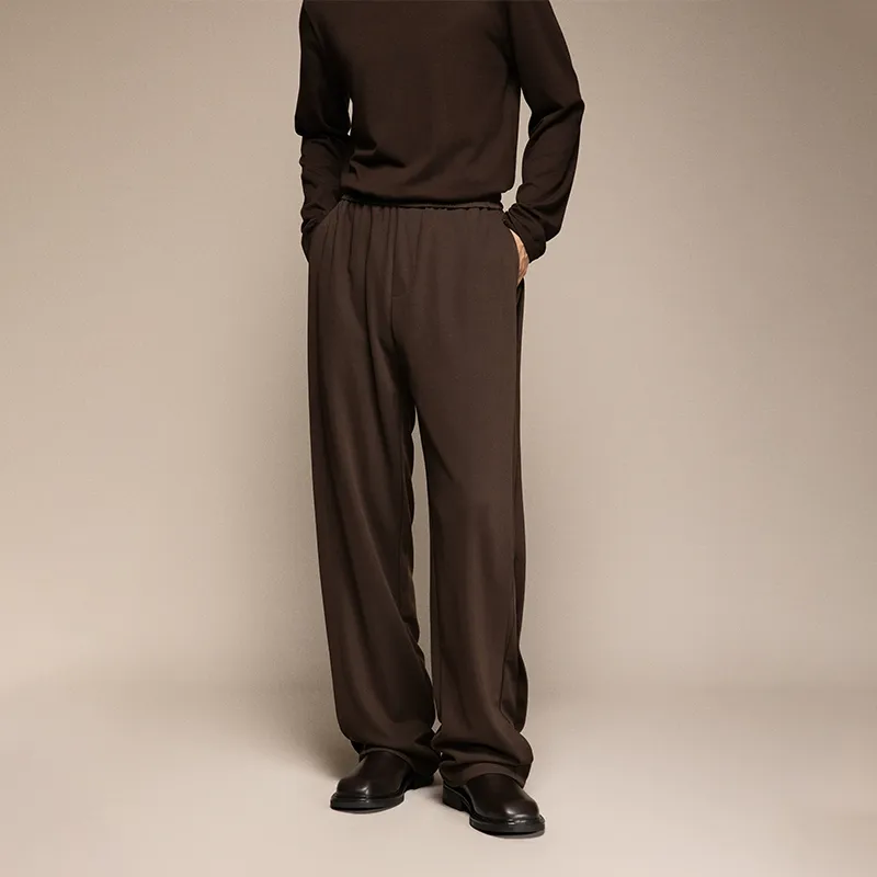 Silky Drawstring Trousers - Image 6