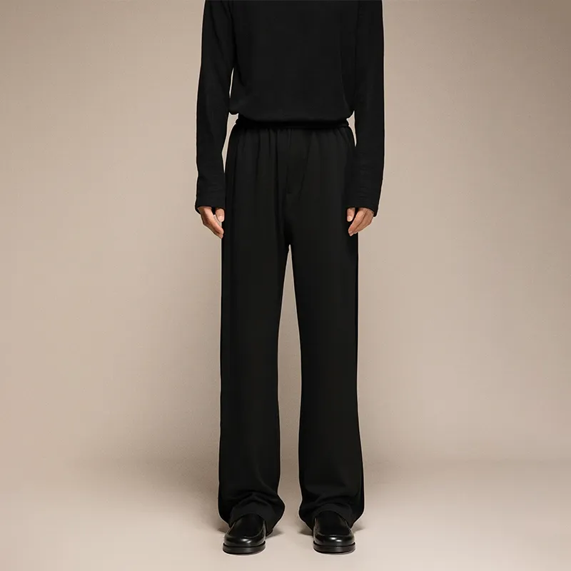 Silky Drawstring Trousers - Image 7
