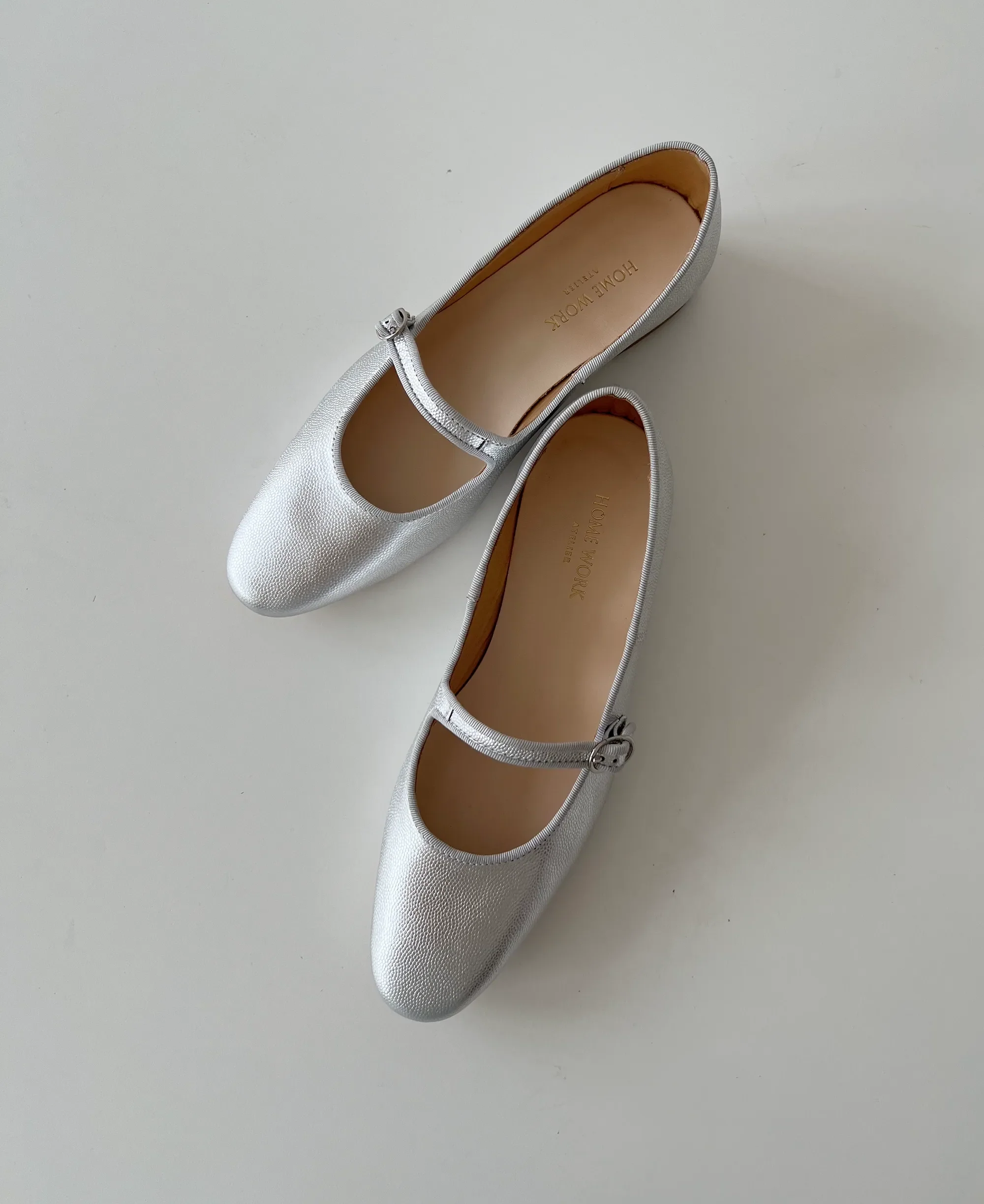 Silver Mary Jane Flats - Image 7