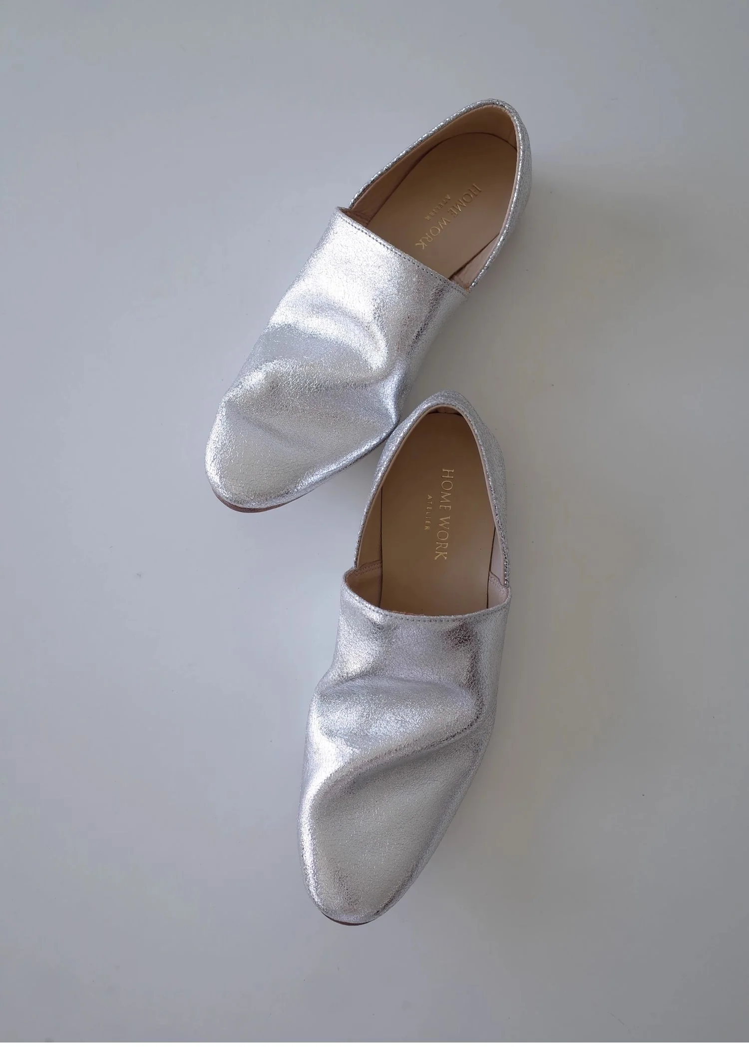 Silver Slip-On Shoes - Image 2