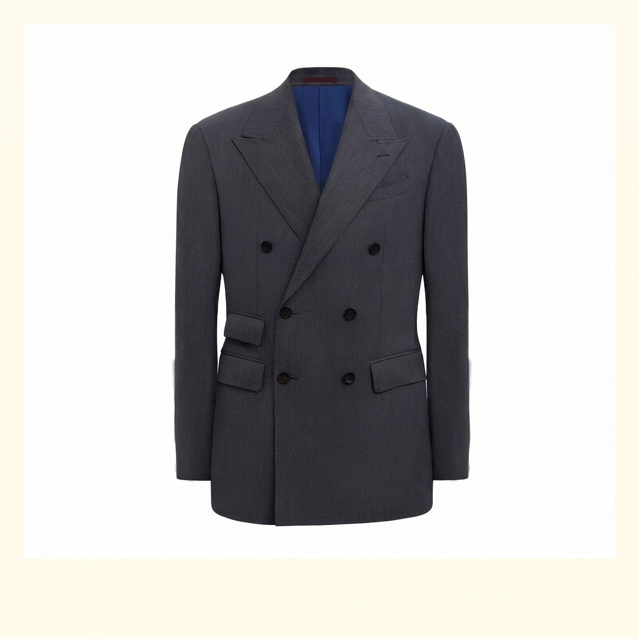 Single-Breasted Merino Suit Jacket - Image 20