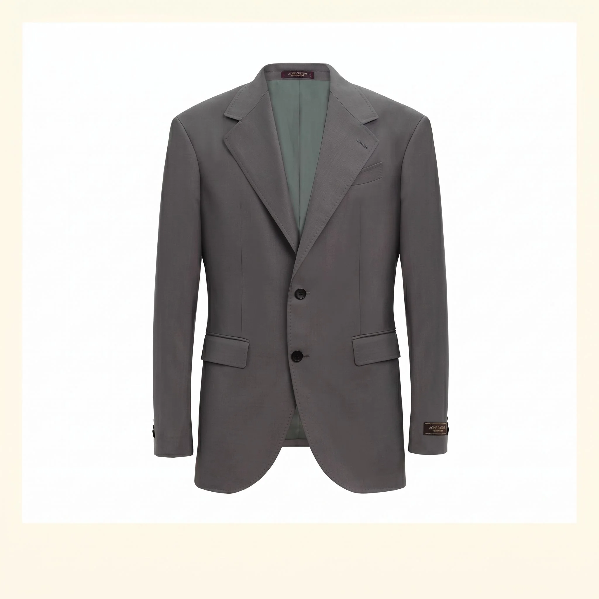 Single-Breasted Merino Suit Jacket - Image 21