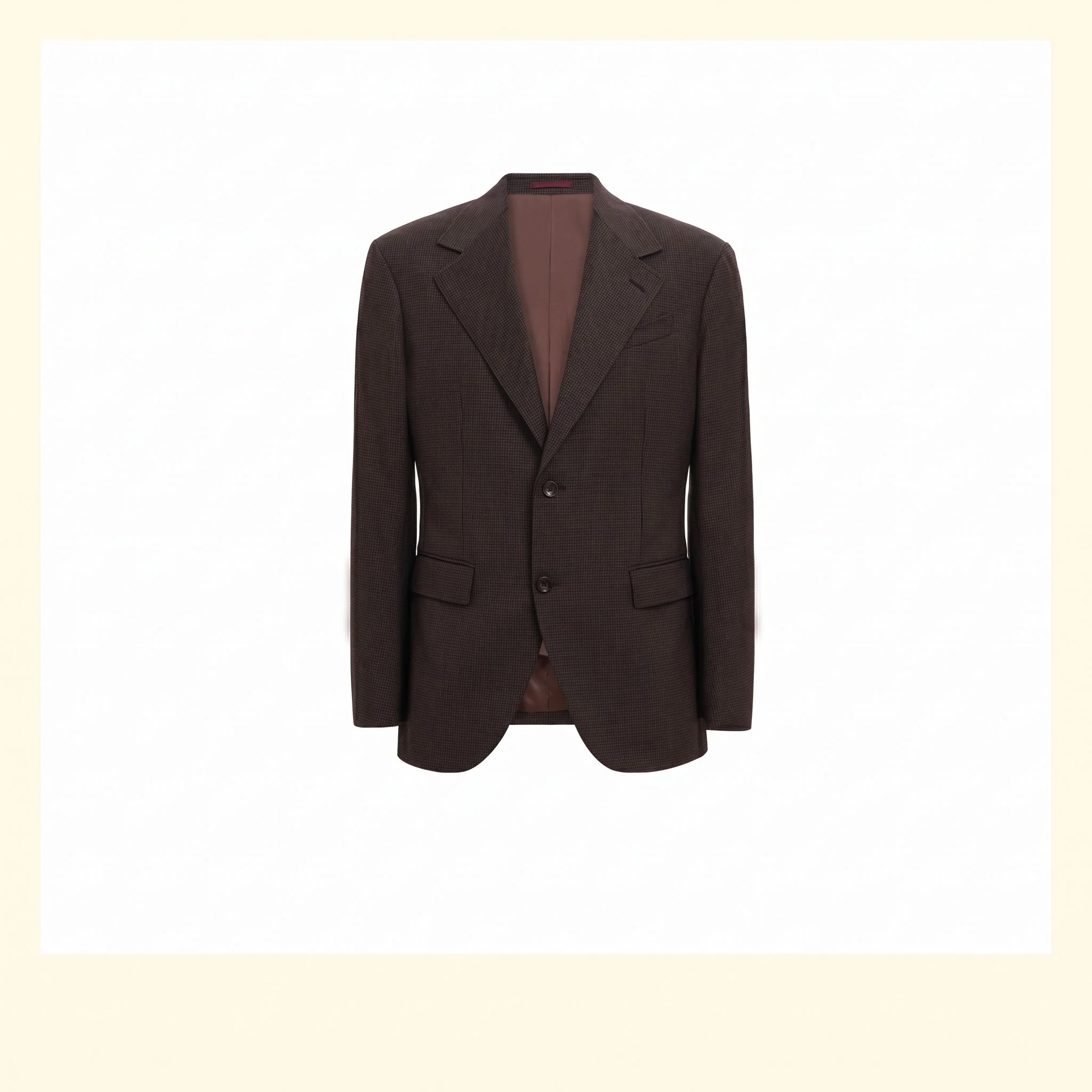Single-Breasted Merino Suit Jacket - Image 23