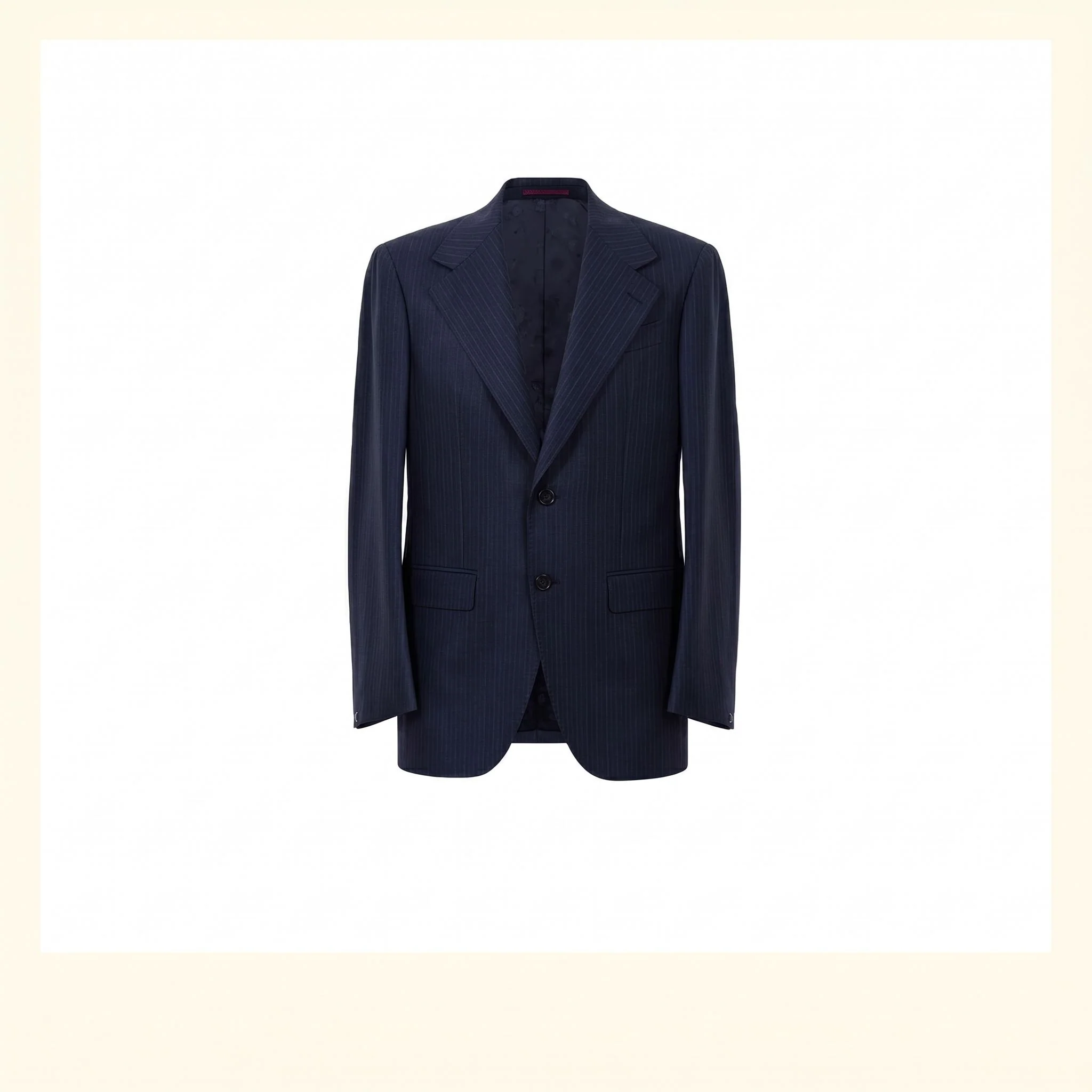 Single-Breasted Merino Suit Jacket - Image 24