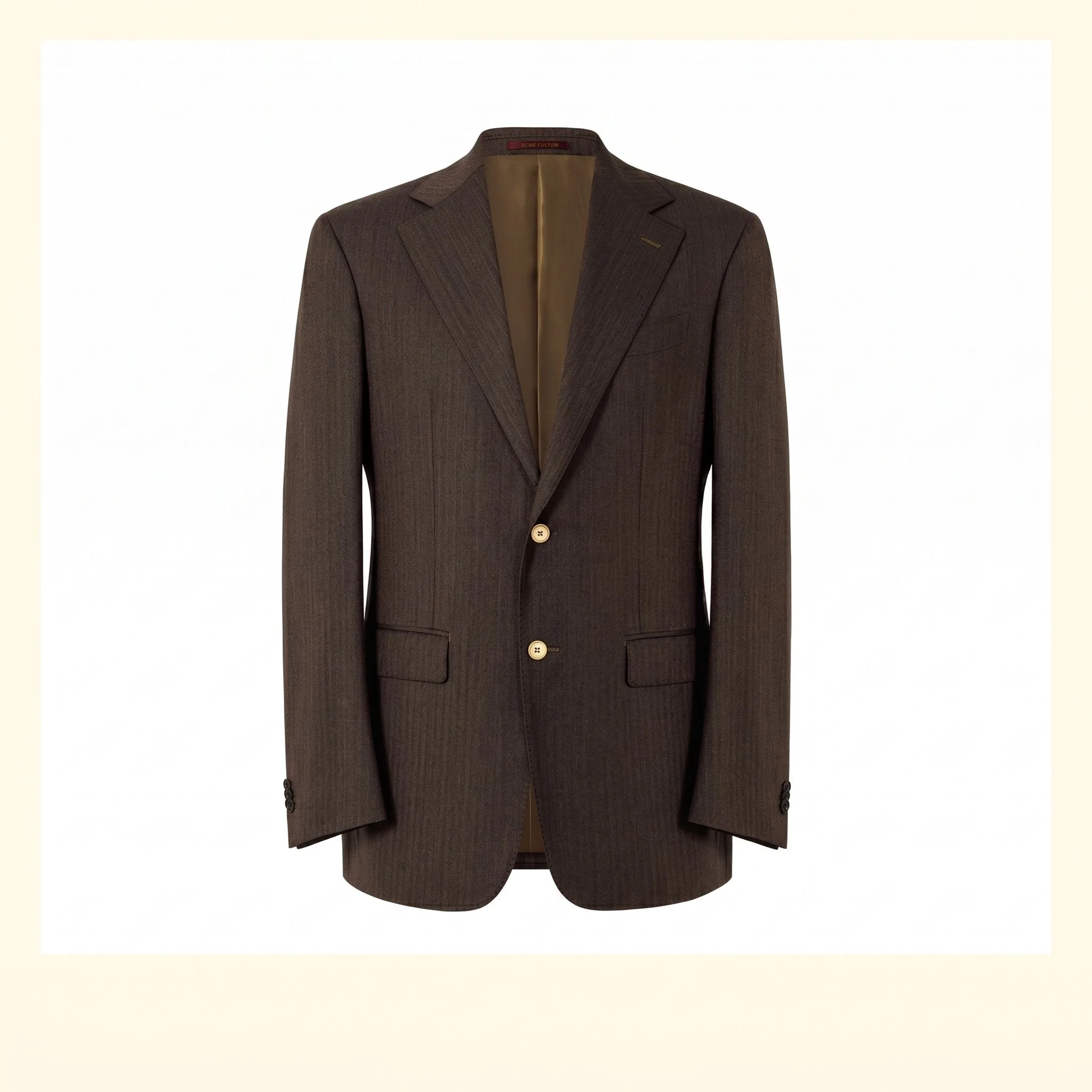 Single-Breasted Merino Suit Jacket - Image 25