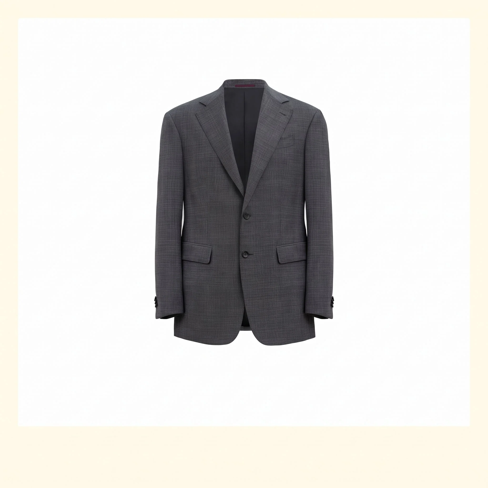 Single-Breasted Merino Suit Jacket - Image 26