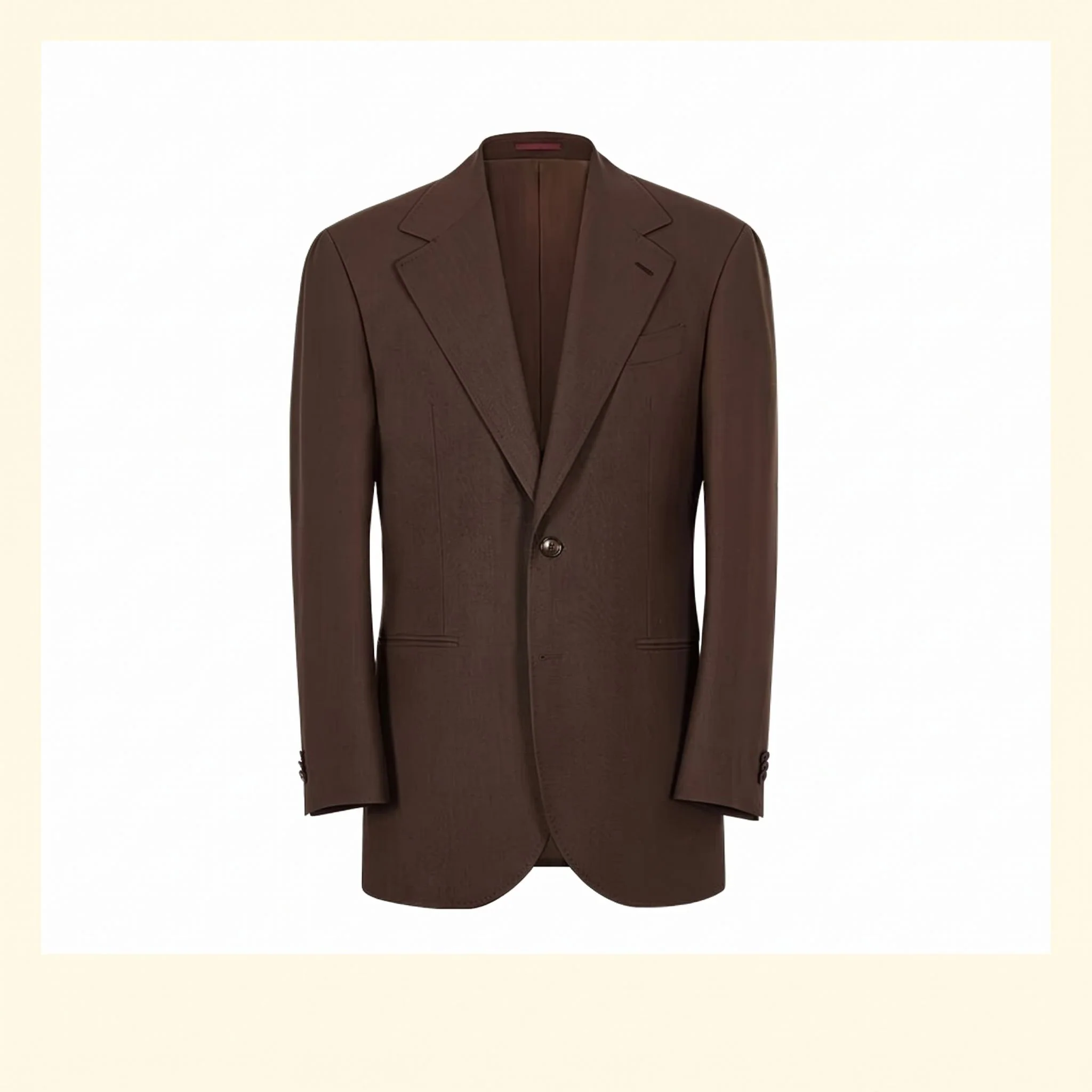 Single-Breasted Merino Suit Jacket - Image 29