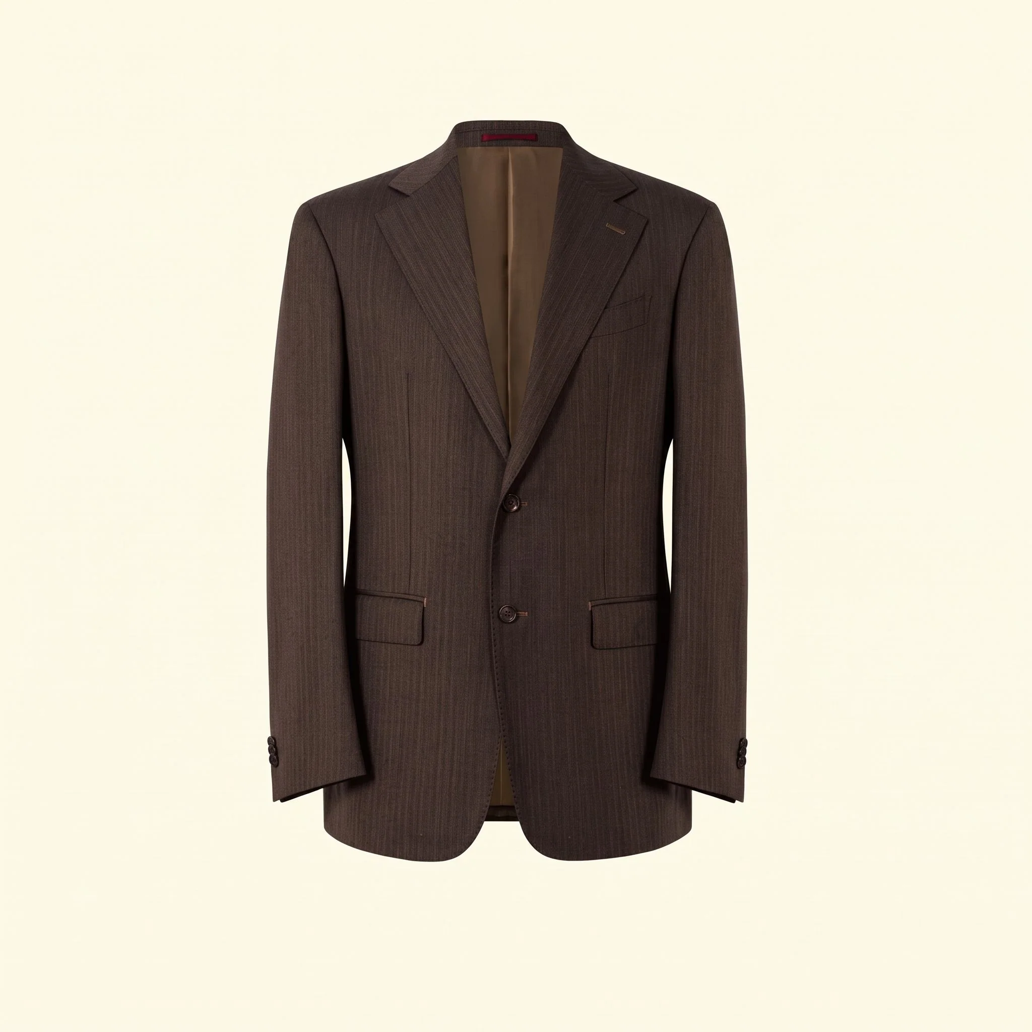 Single-Breasted Merino Suit Jacket - Image 30