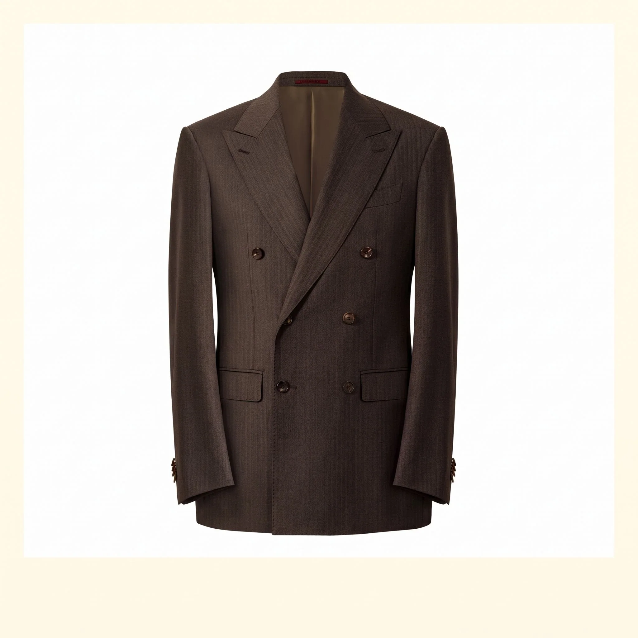 Single-Breasted Merino Suit Jacket - Image 5