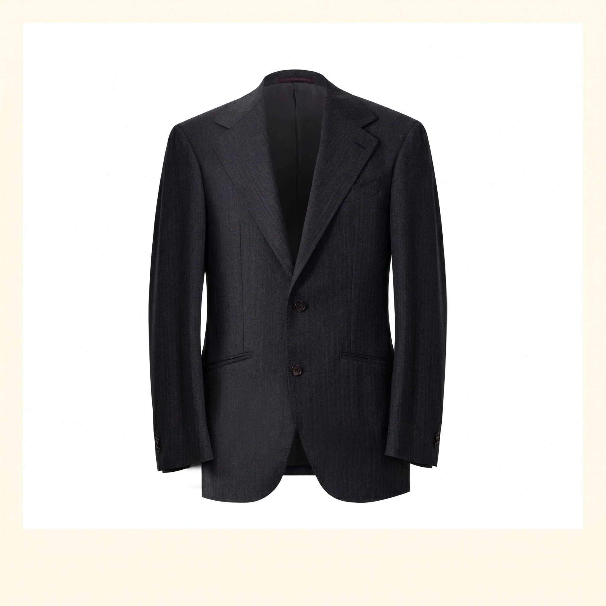 Single-Breasted Merino Suit Jacket - Image 6