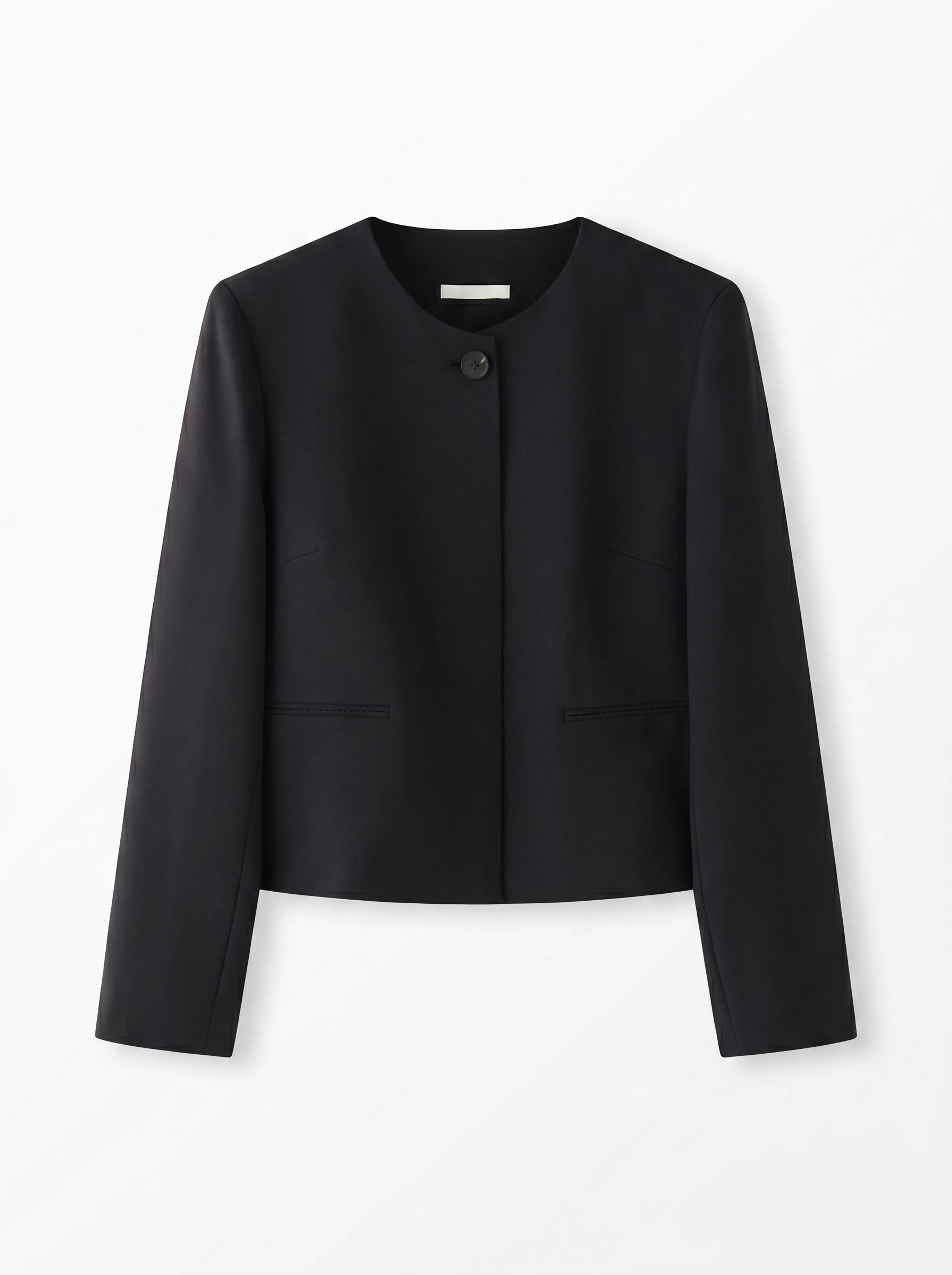 Single-Button Merino Blazer - Image 10
