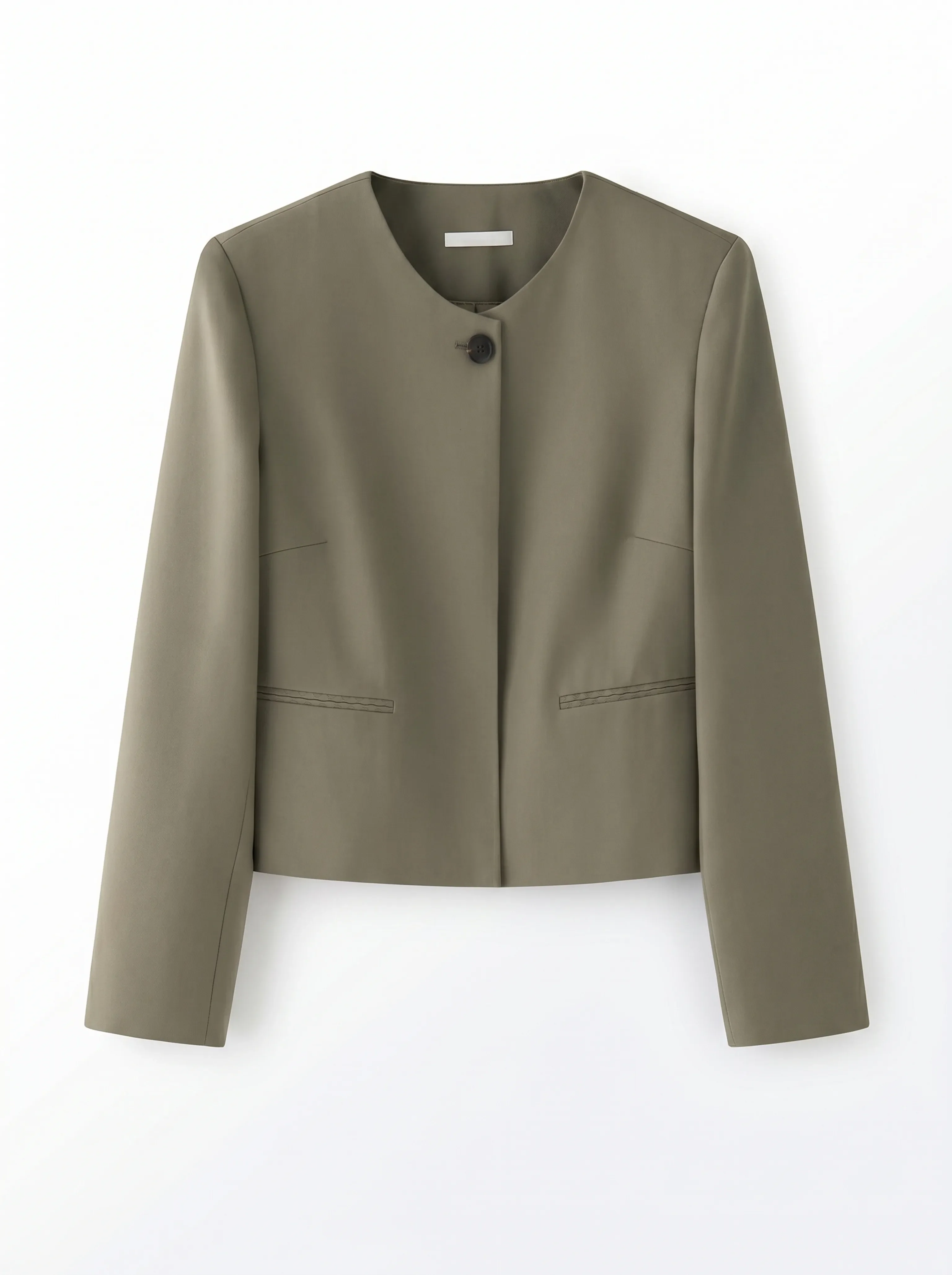 Single-Button Merino Blazer - Image 11