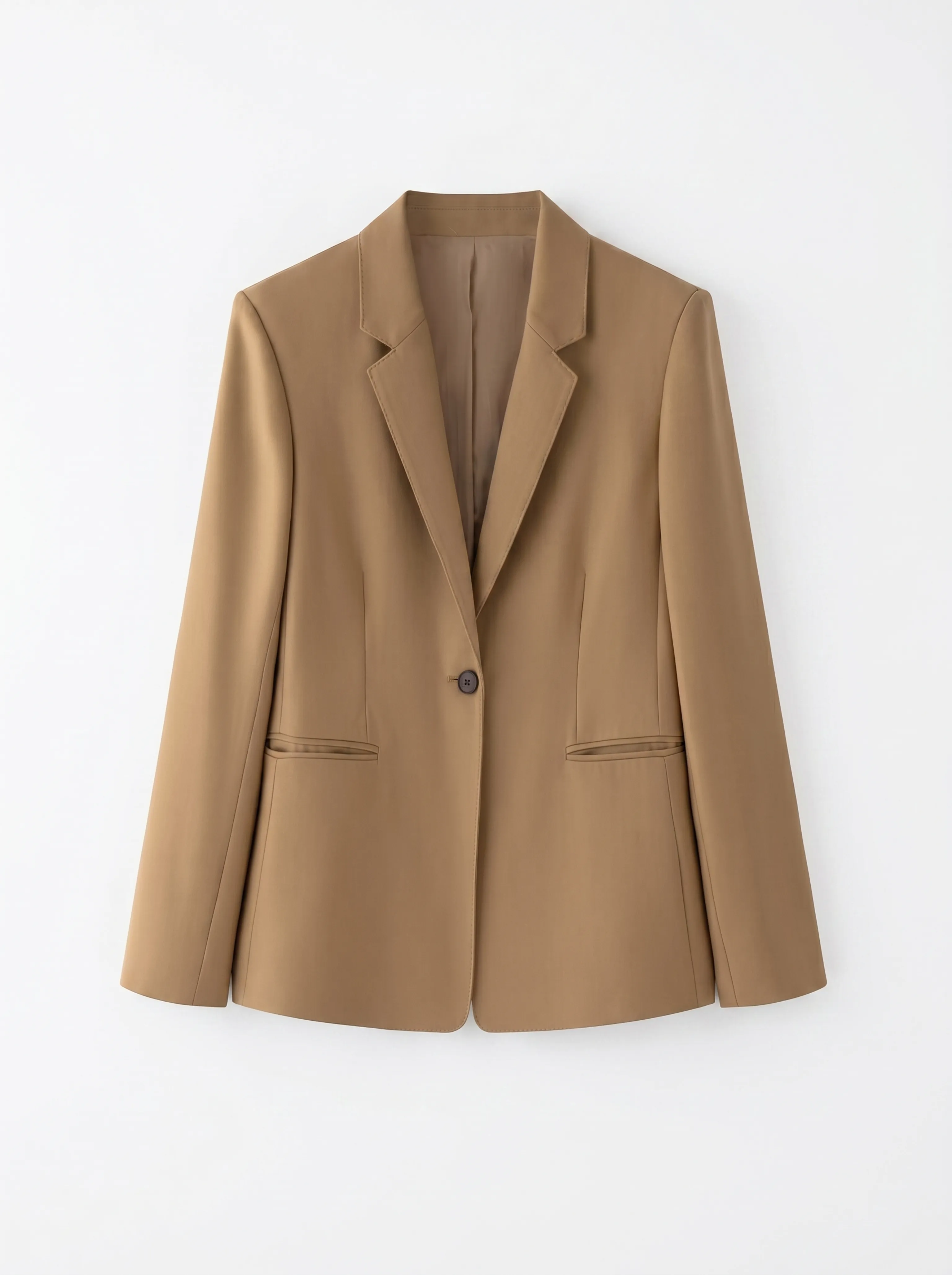 Single-Button Merino Blazer - Image 12