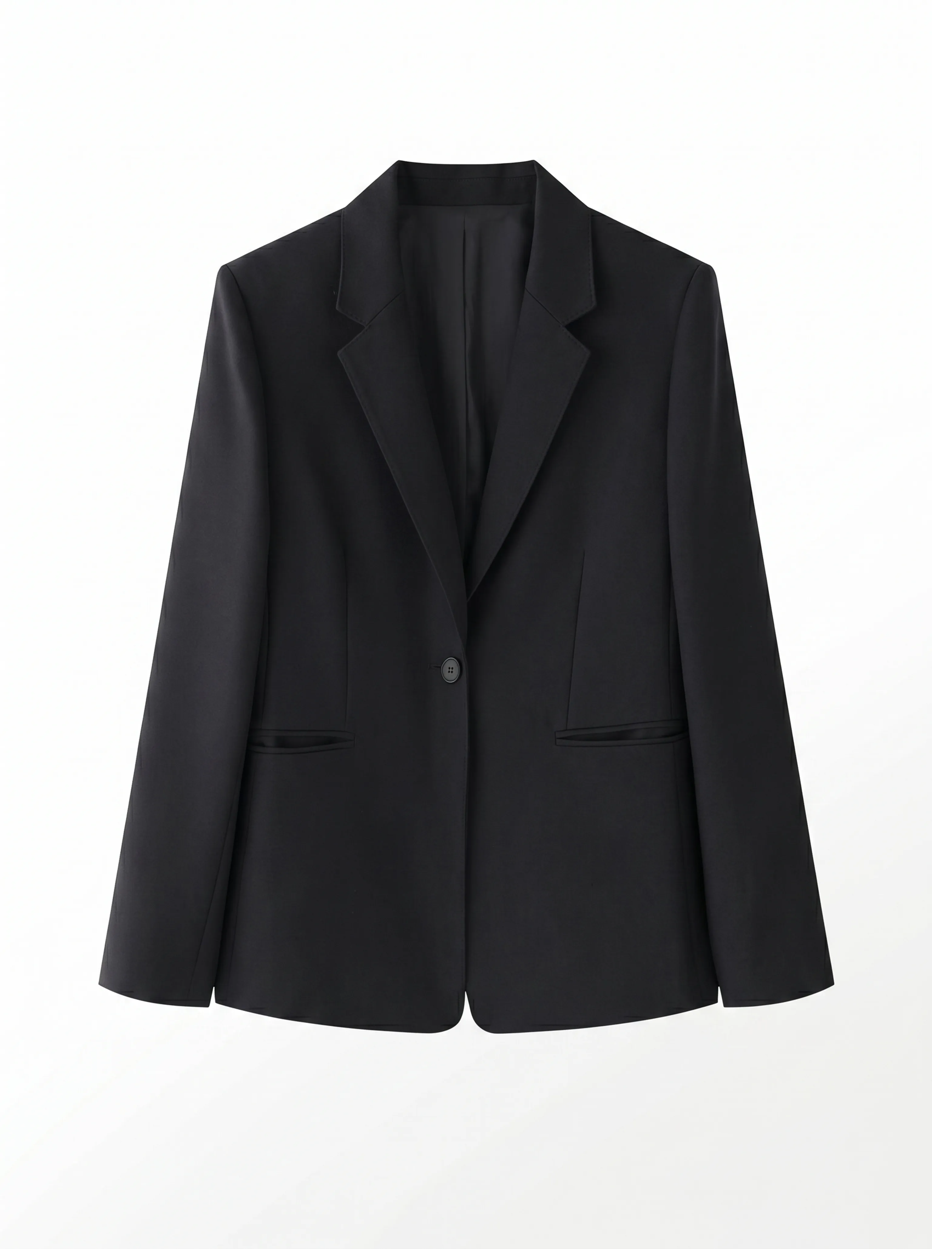 Single-Button Merino Blazer - Image 13