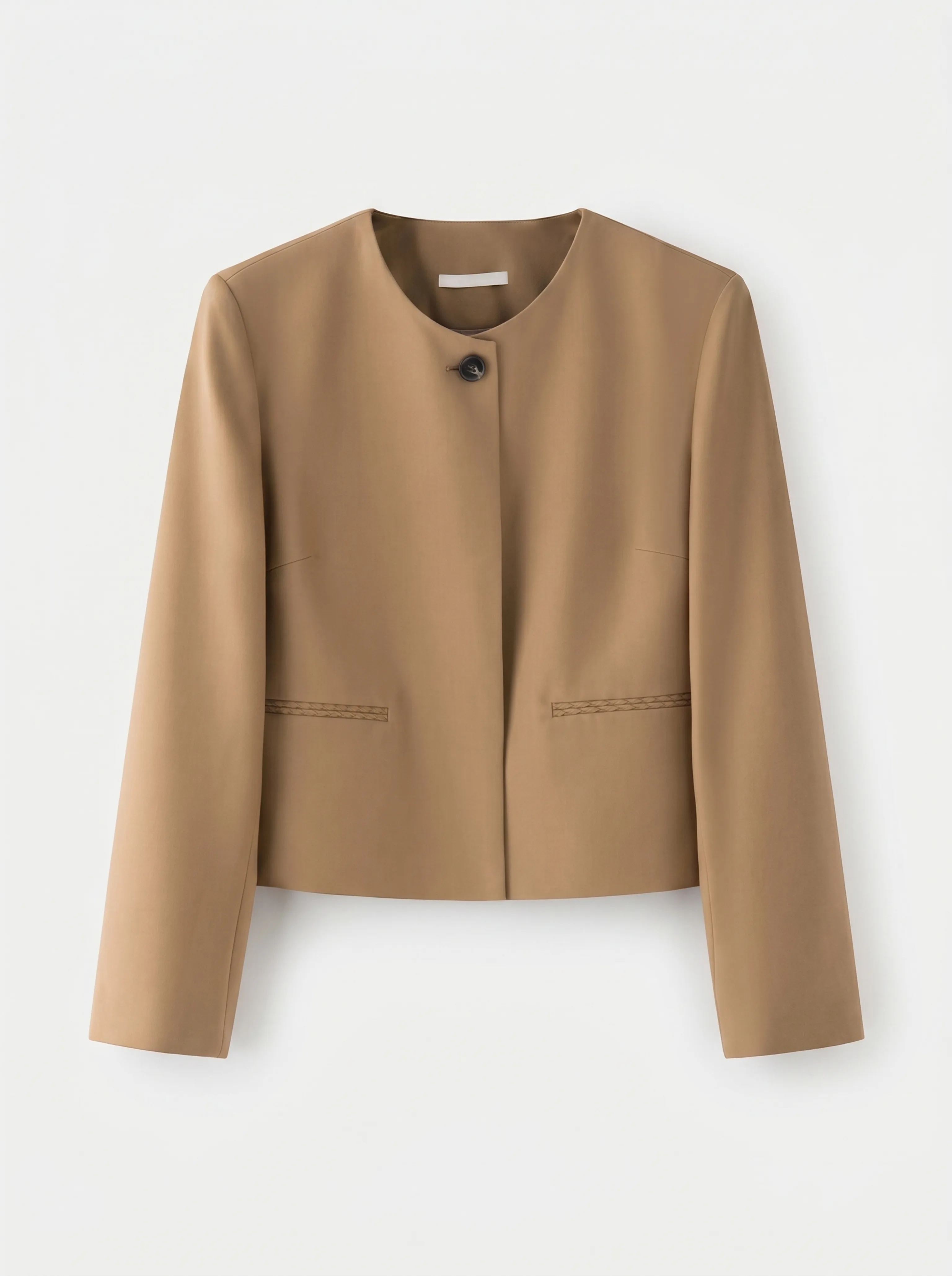 Single-Button Merino Blazer - Image 9