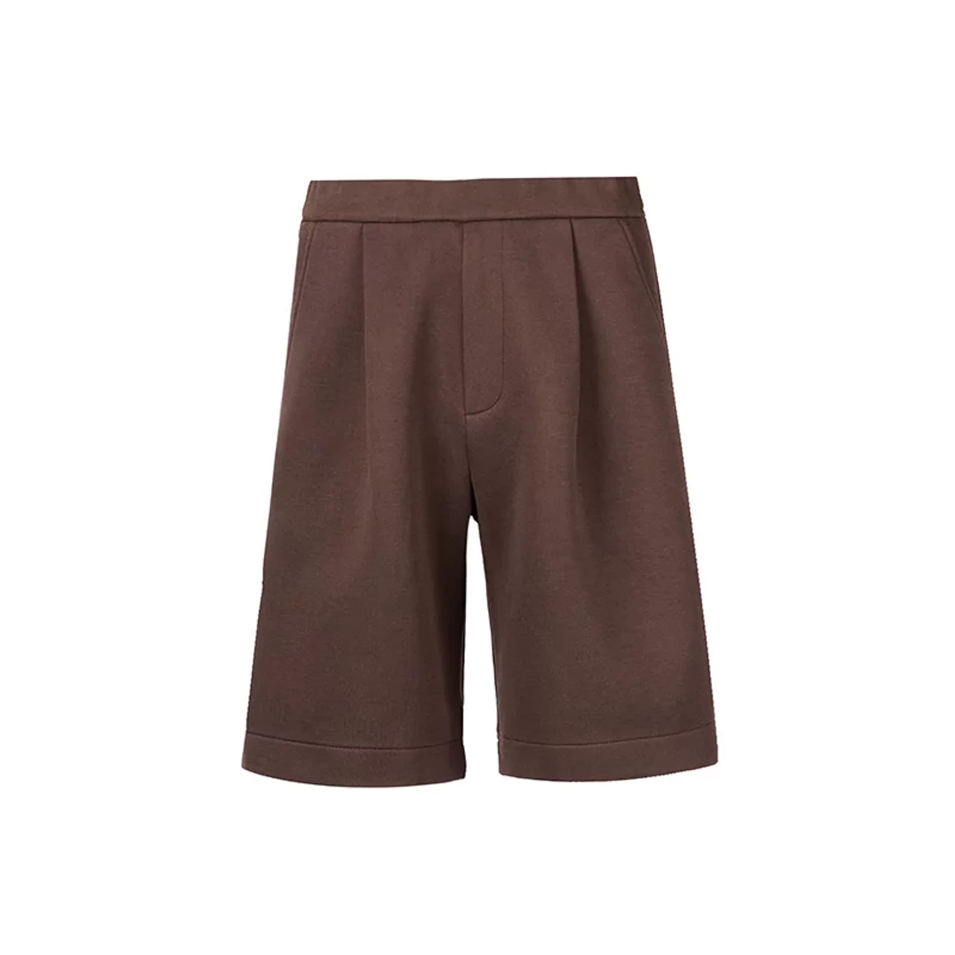 Single-Pleat Air Layer Bermuda Shorts - Image 5