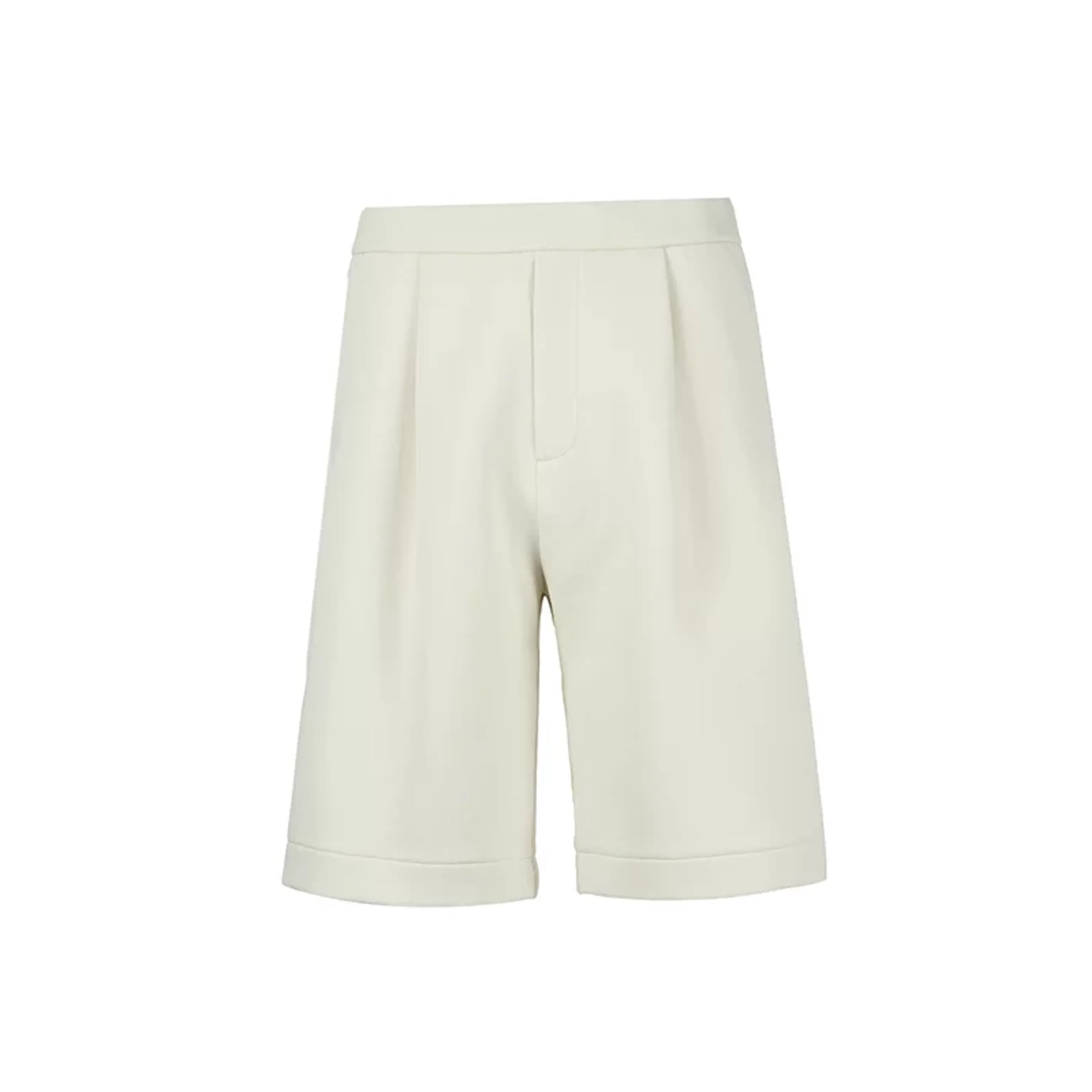 Single-Pleat Air Layer Bermuda Shorts - Image 6