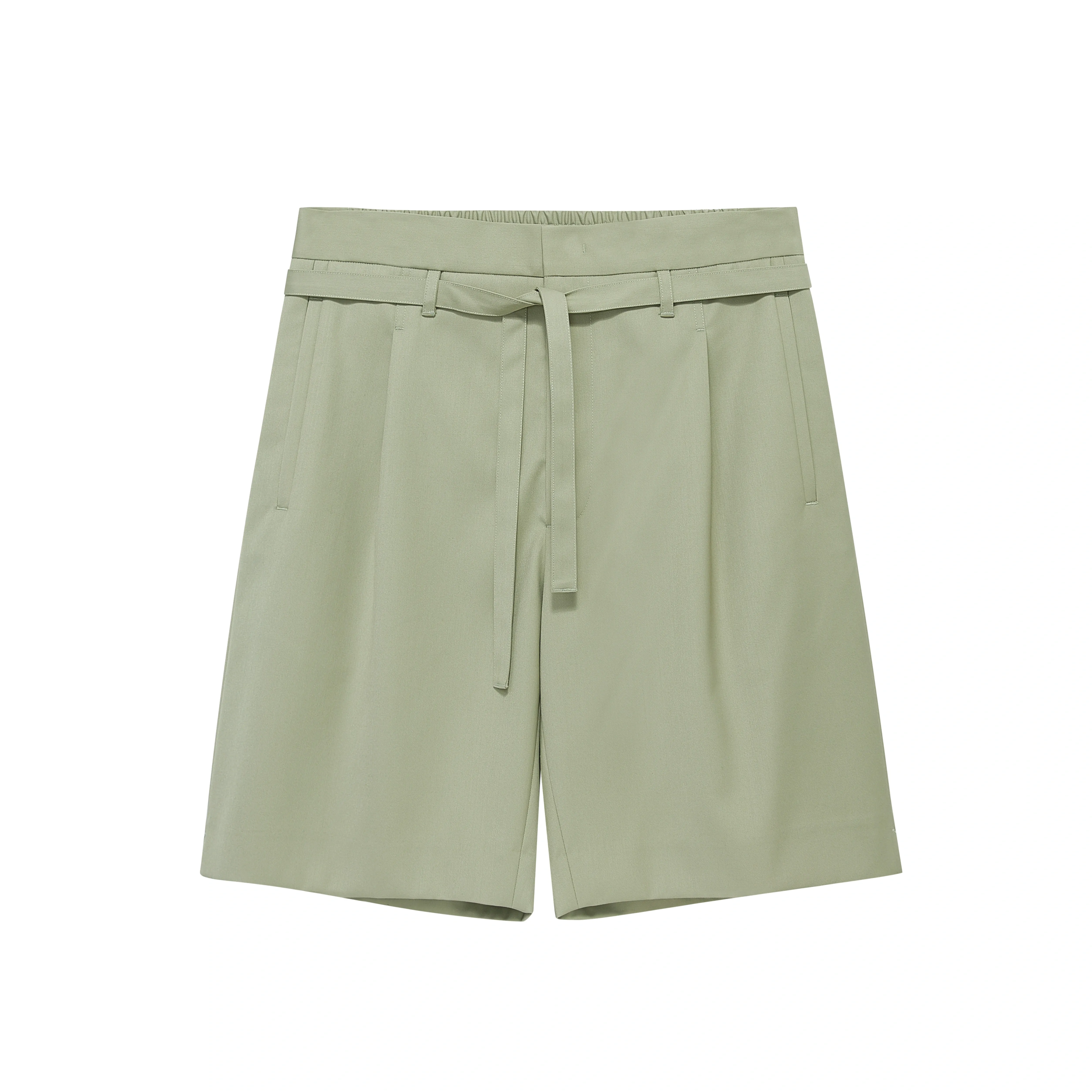 Single-Pleat Drawstring Shorts - Image 10