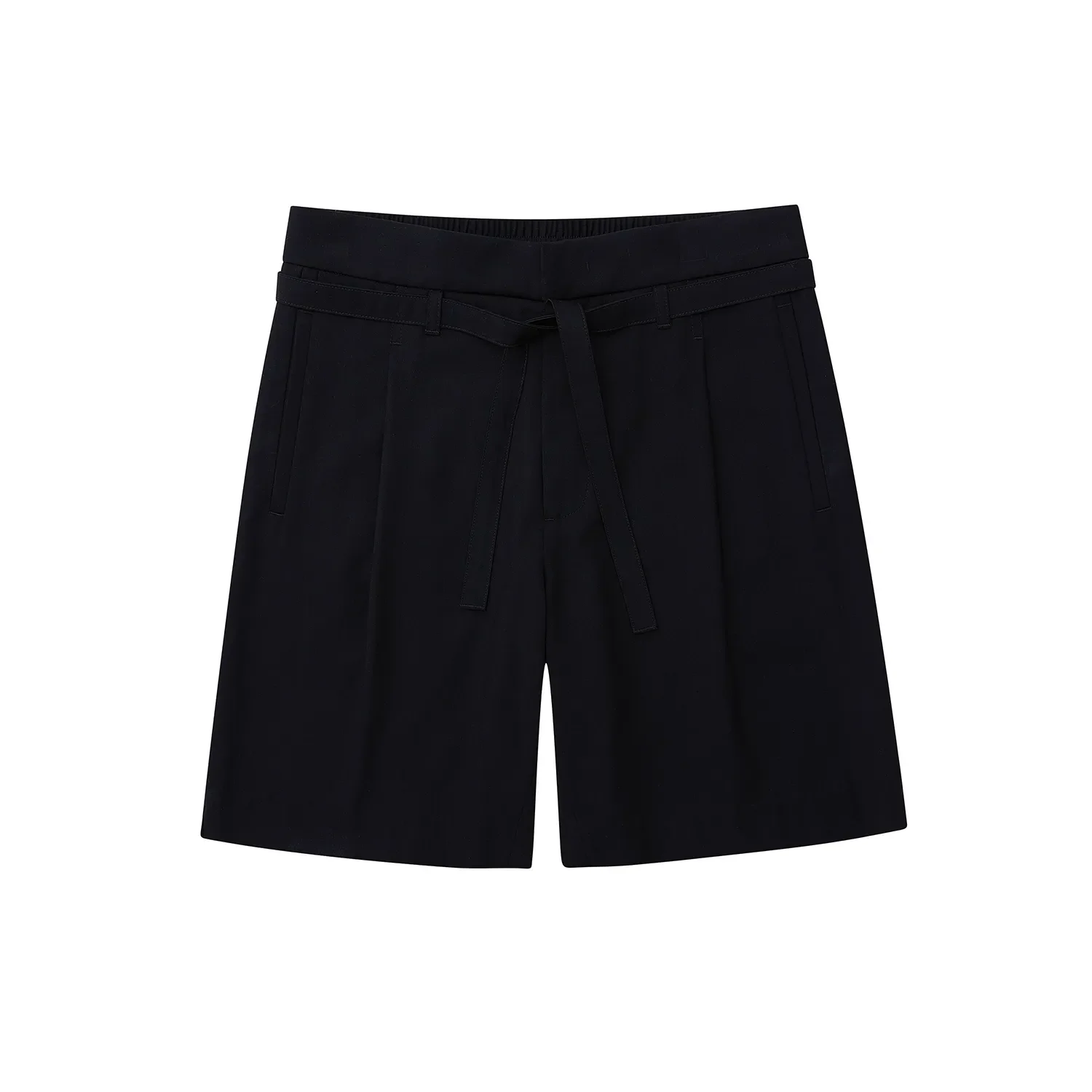 Single-Pleat Drawstring Shorts - Image 9