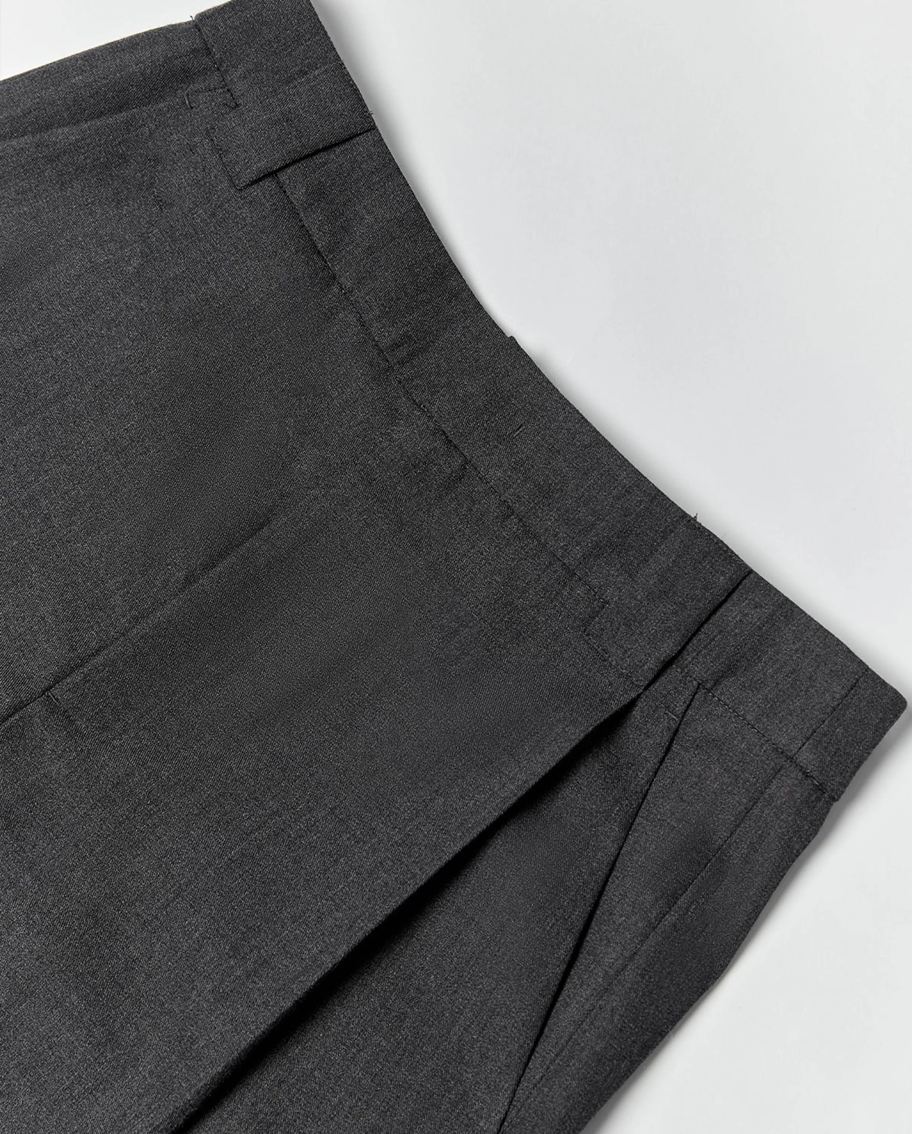 Single-Pleat Wide Suit Trousers - Image 8