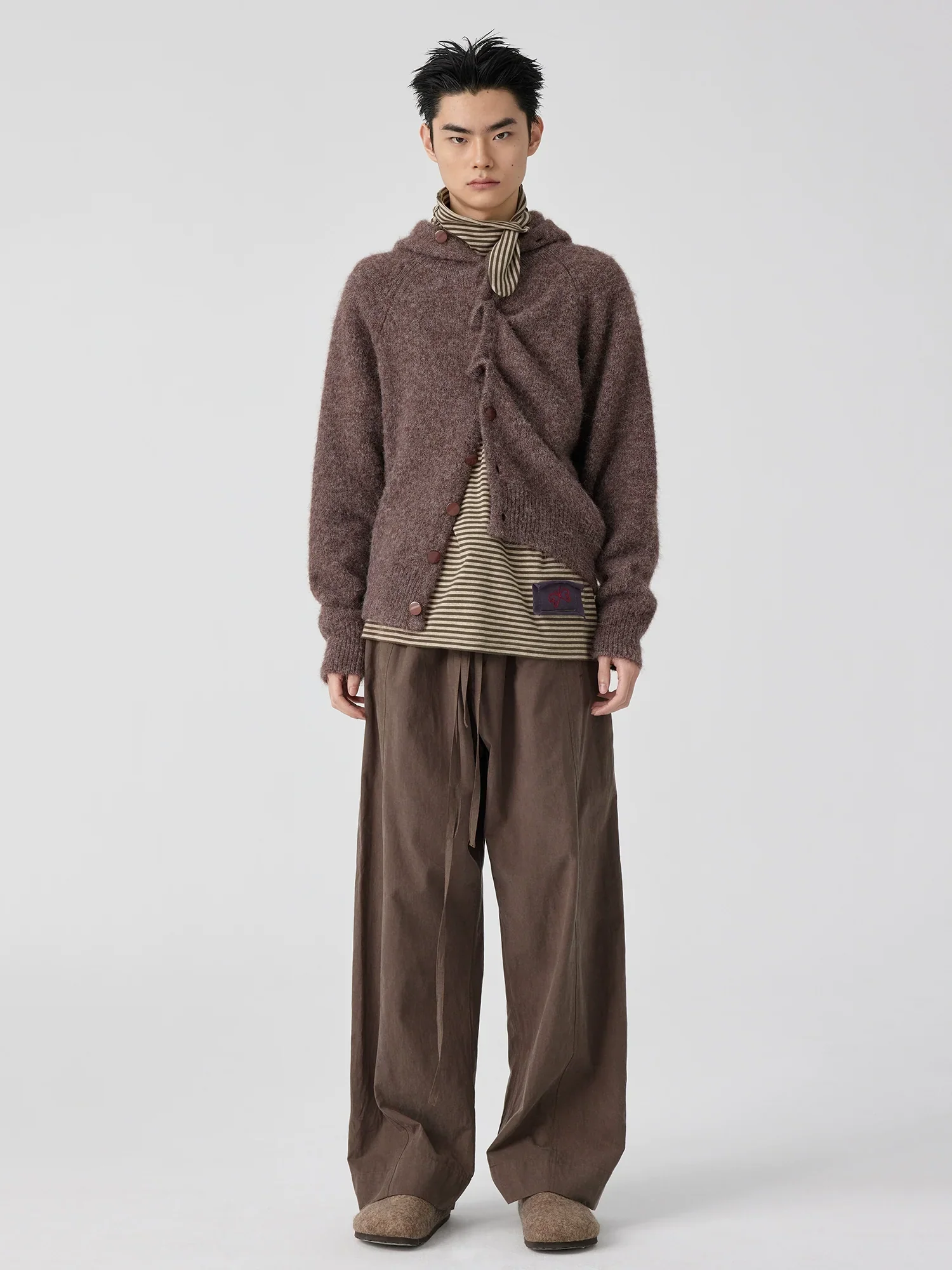 Six-Pocket Kendo Wide-Leg Trousers