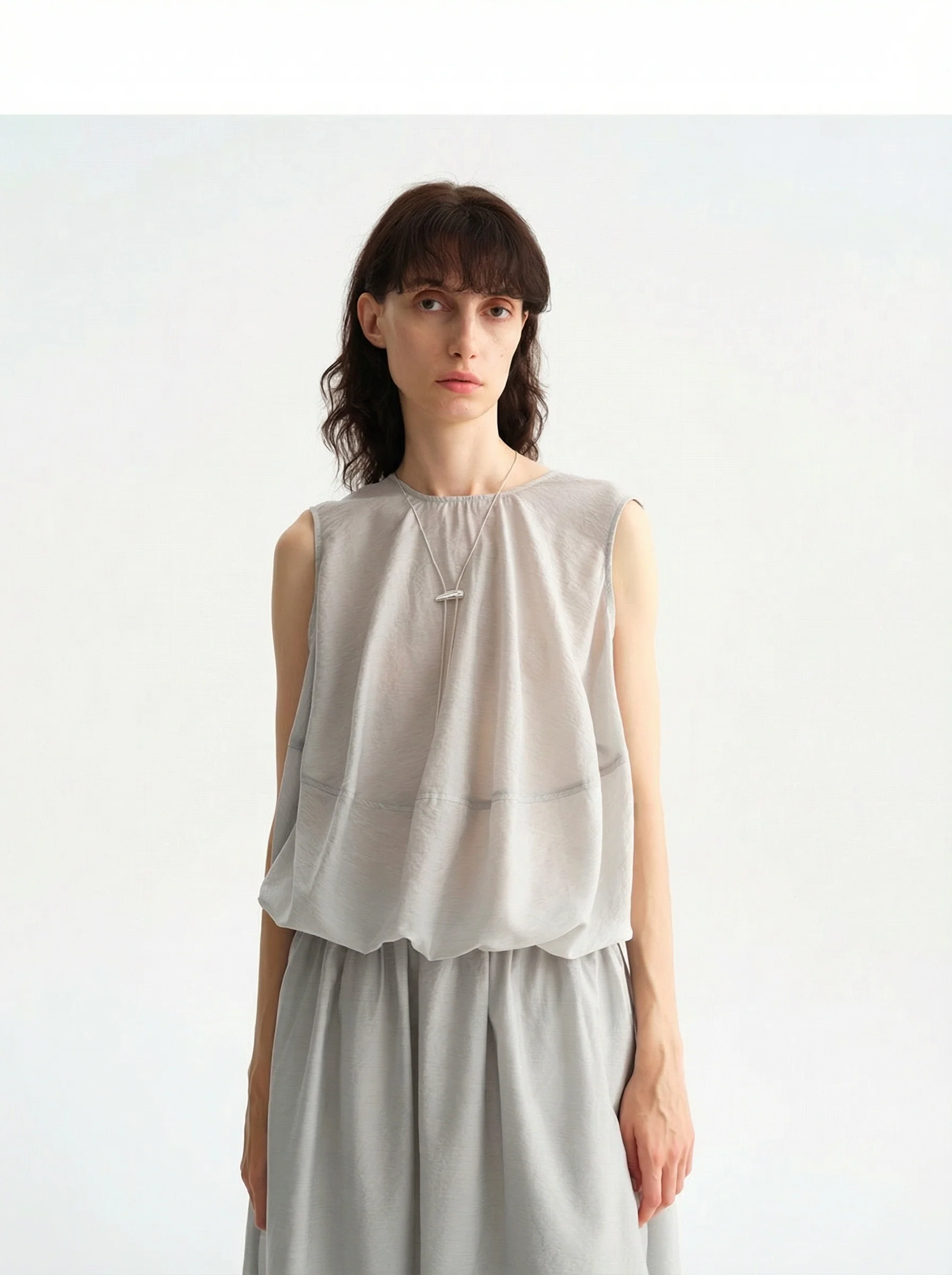 Sleeveless Blouson Dress - Image 5