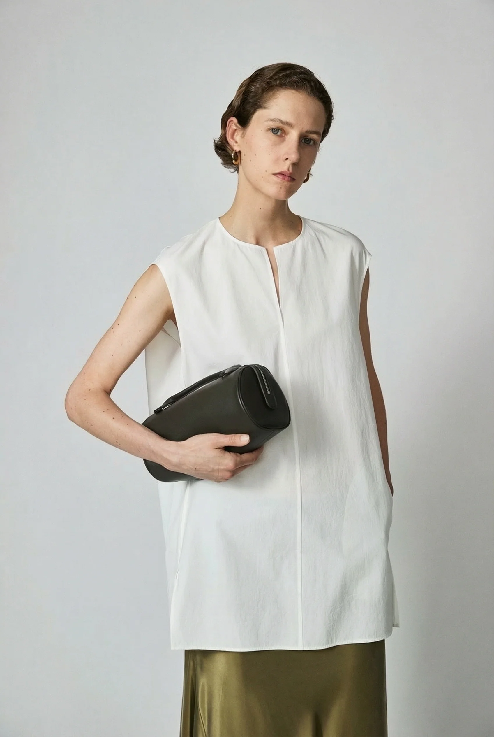 Sleeveless Cocoon Tunic - Image 2