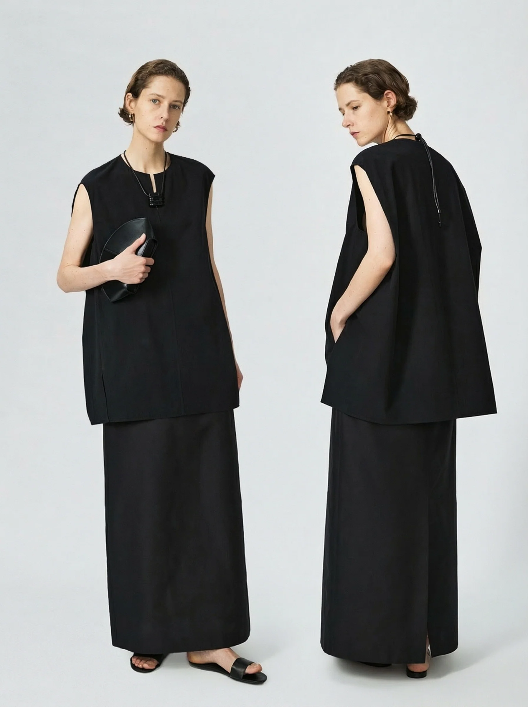 Sleeveless Cocoon Tunic - Image 3