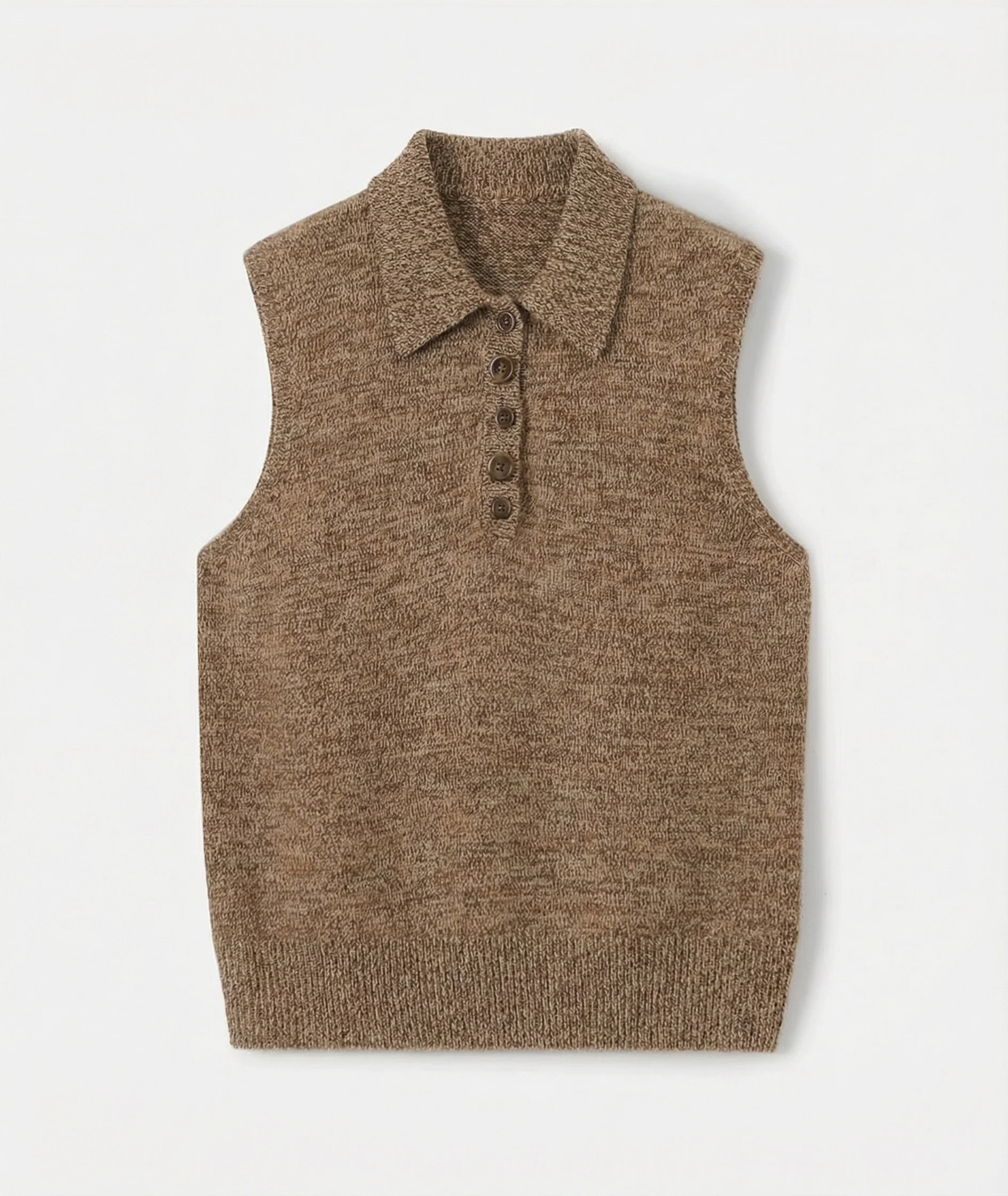 Sleeveless Knit Polo - Image 8