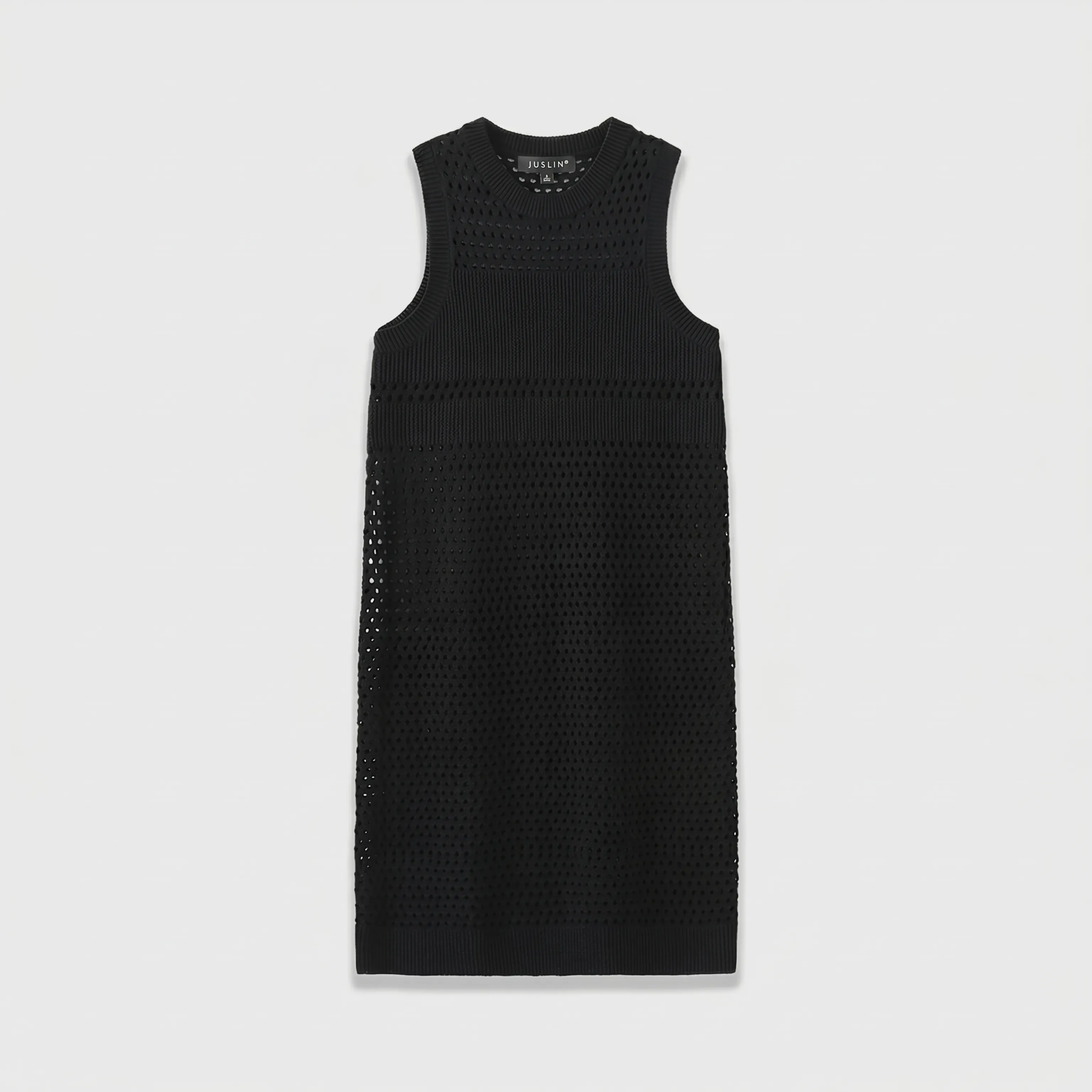Sleeveless Knitted Vest Dress - Image 5