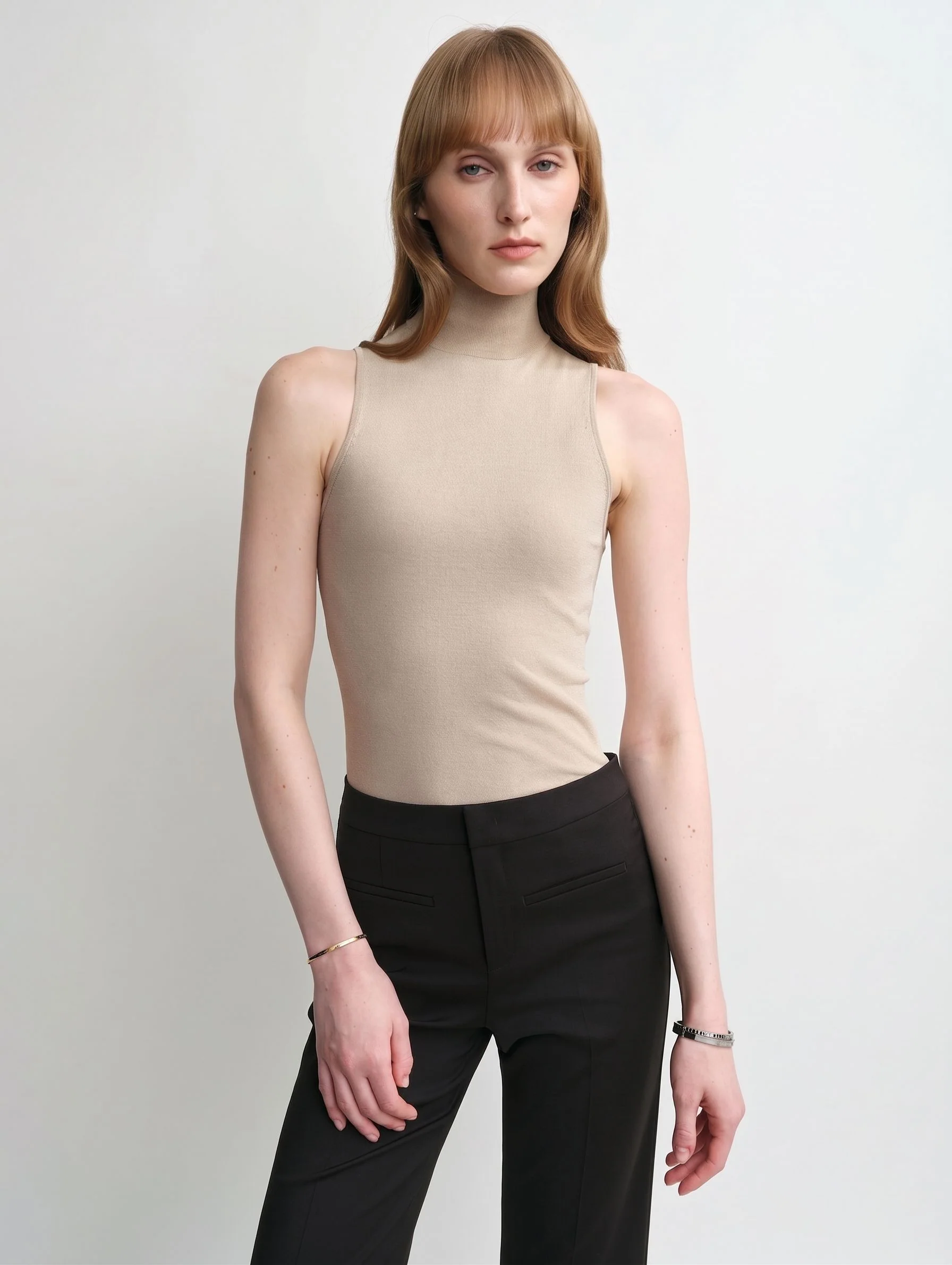 Sleeveless Mockneck Top - Image 2