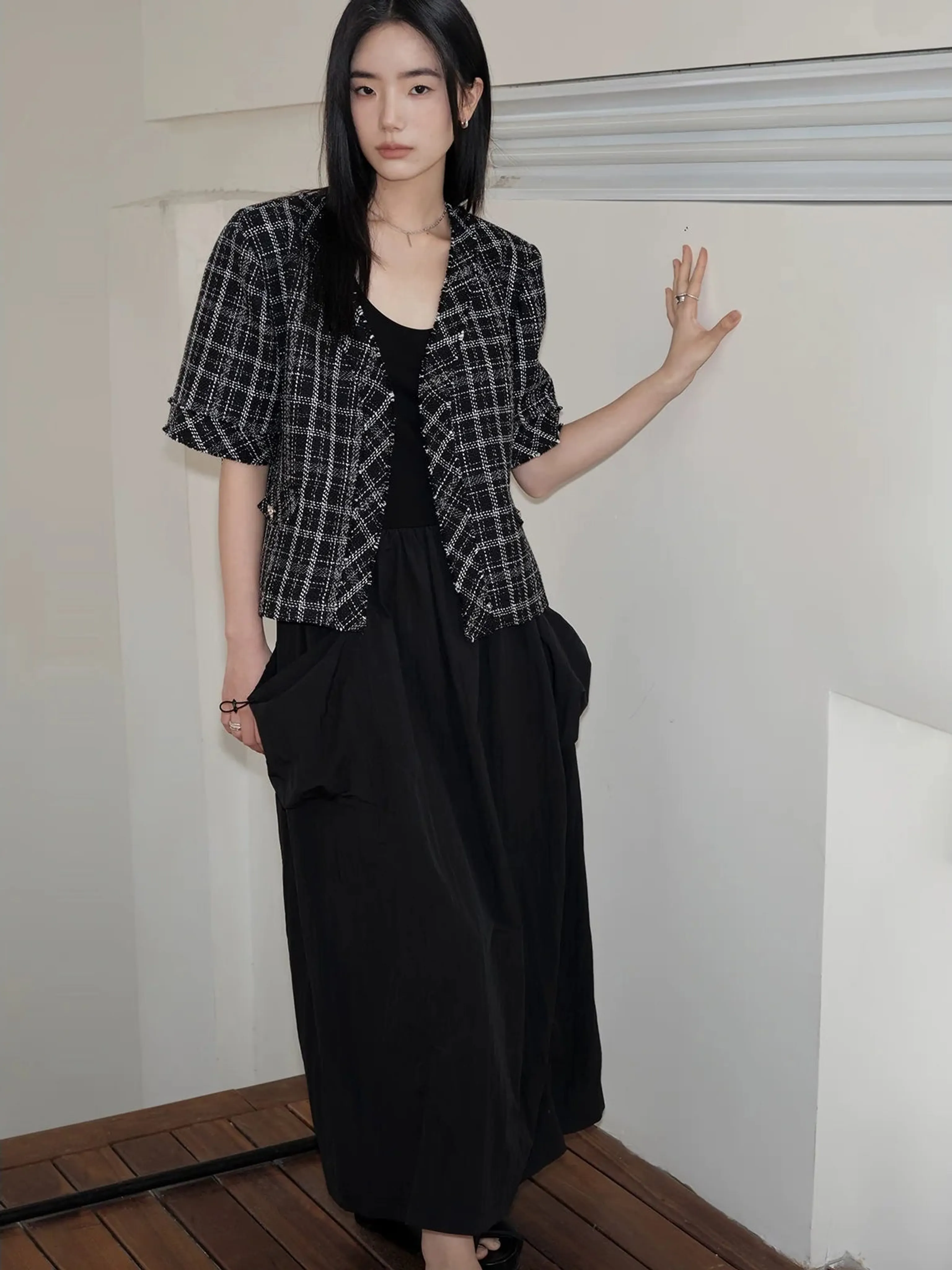 Sleeveless Pocket Maxi Dress