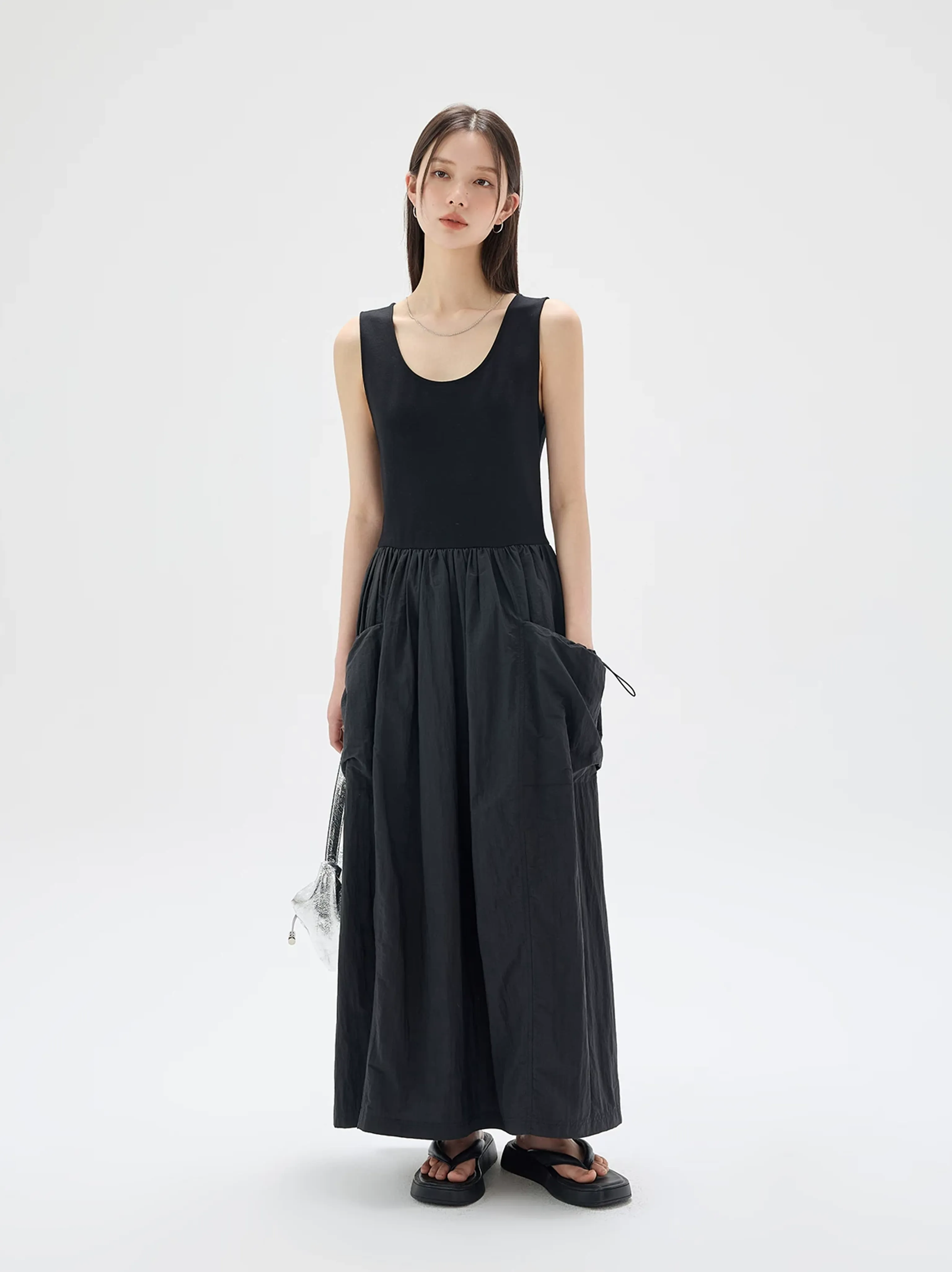 Sleeveless Pocket Maxi Dress - Image 4