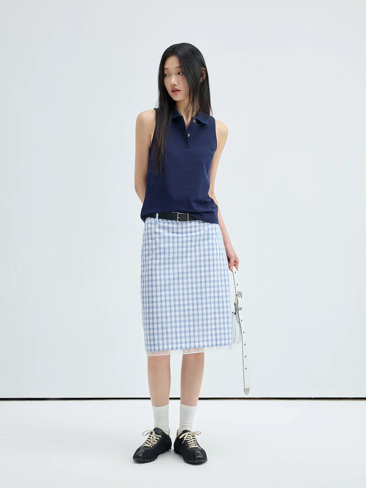 Sleeveless Polo Top - Image 4