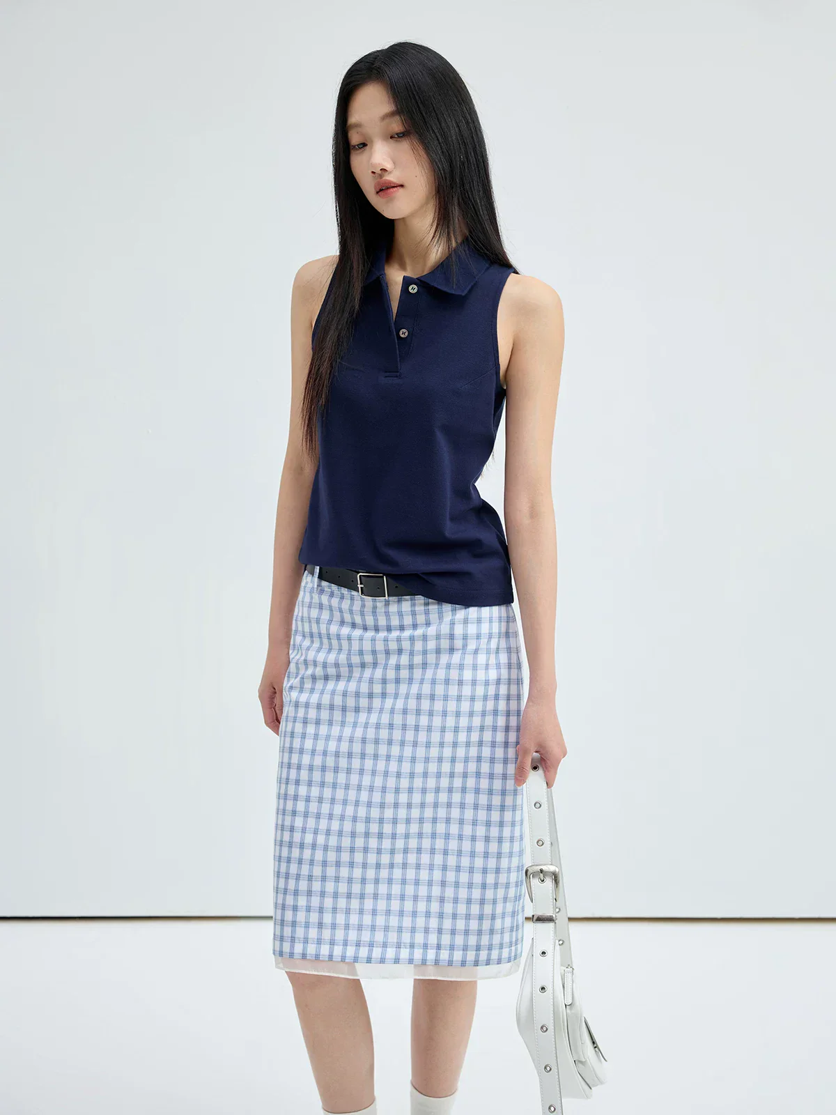 Sleeveless Polo Top - Image 5
