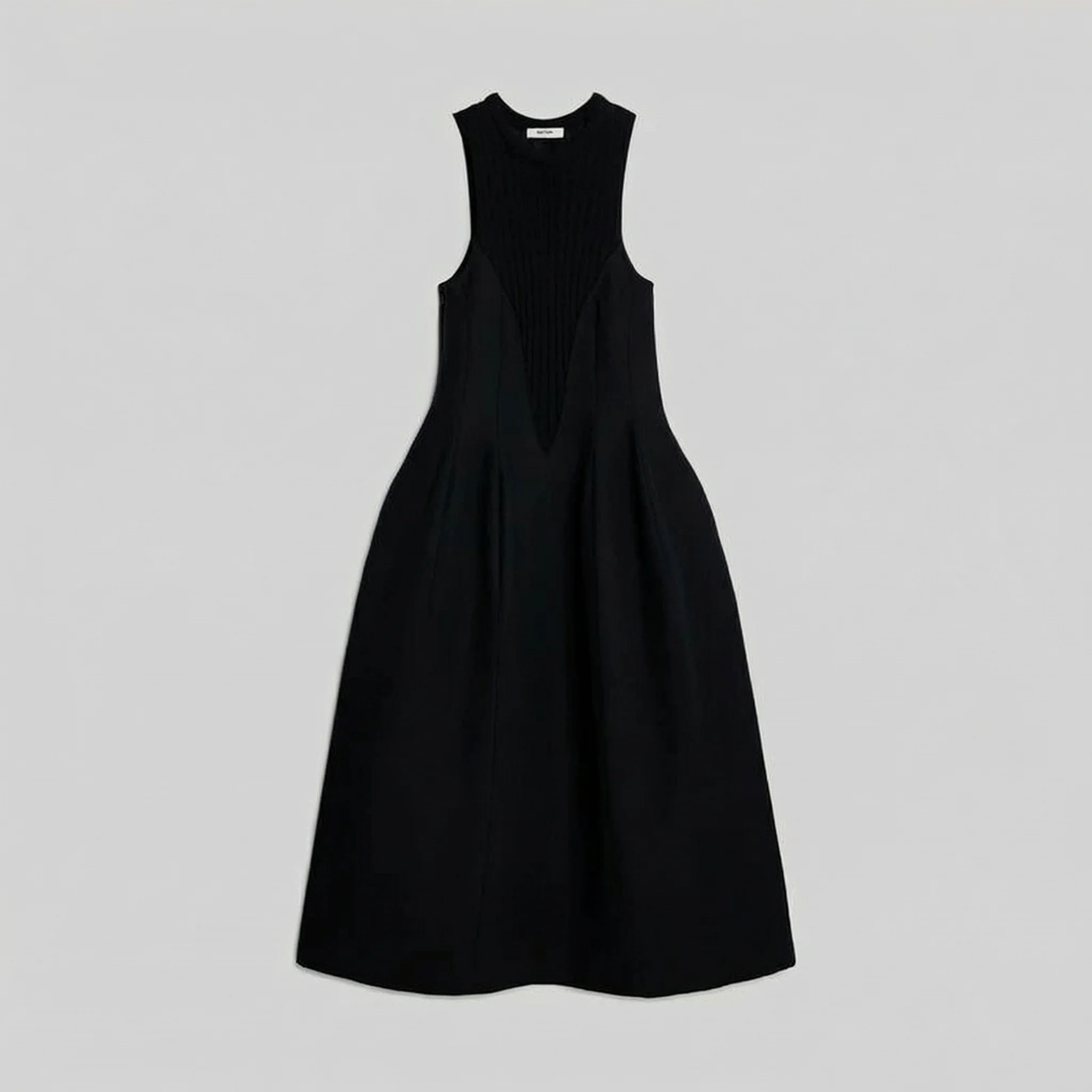 Sleeveless Ribbed Midi Dress - Image 4