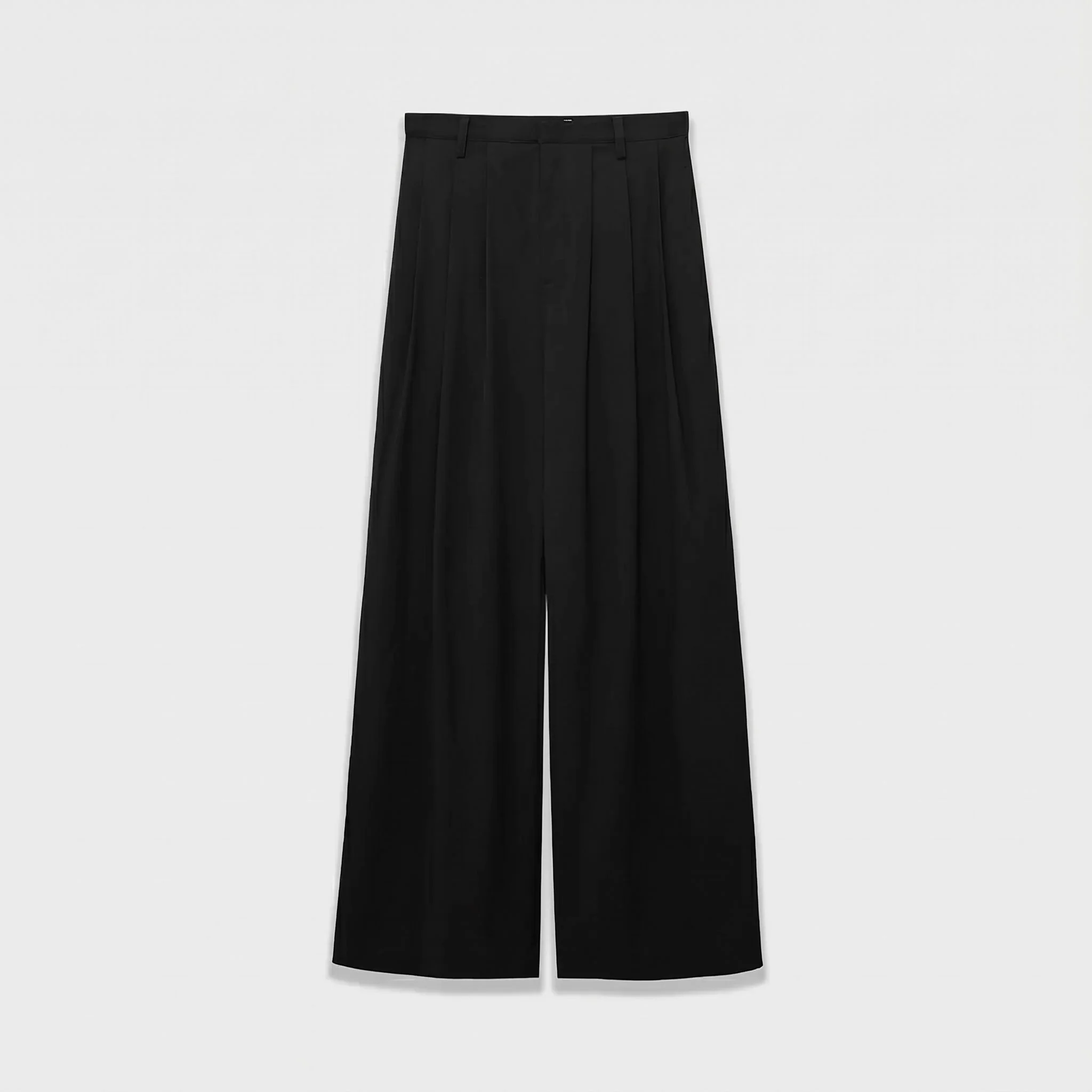 Sleeveless Vest and Pleated Wide-Leg Trousers Set - Image 10