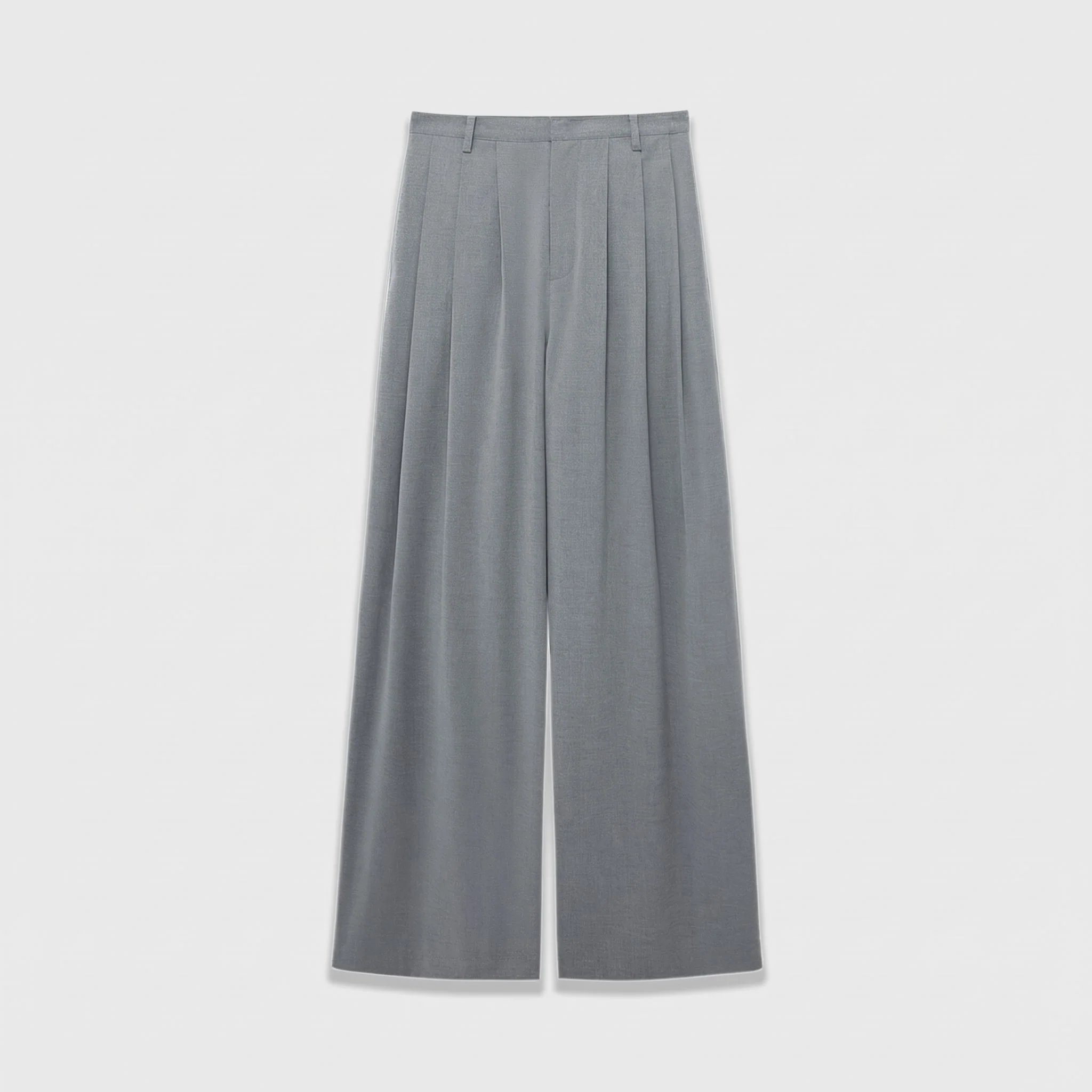 Sleeveless Vest and Pleated Wide-Leg Trousers Set - Image 11