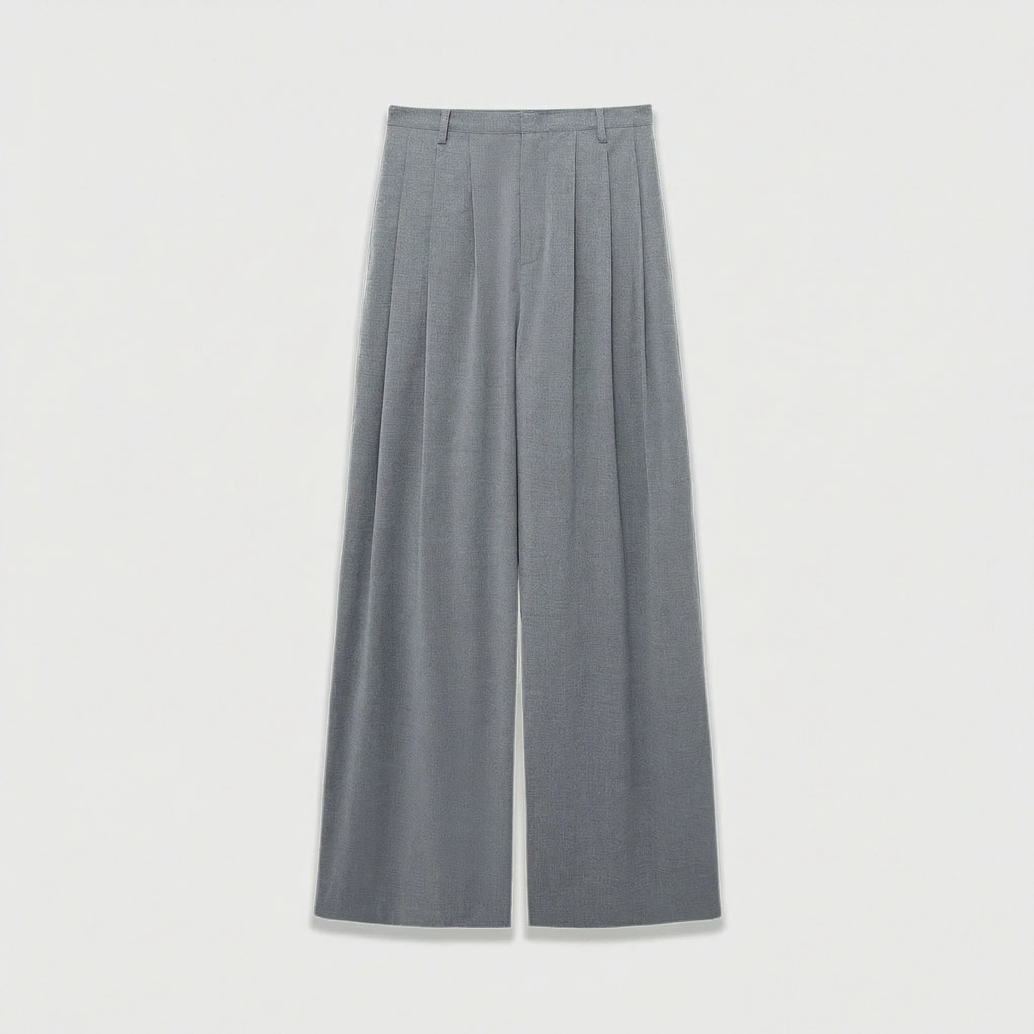 Sleeveless Vest and Pleated Wide-Leg Trousers Set - Image 6