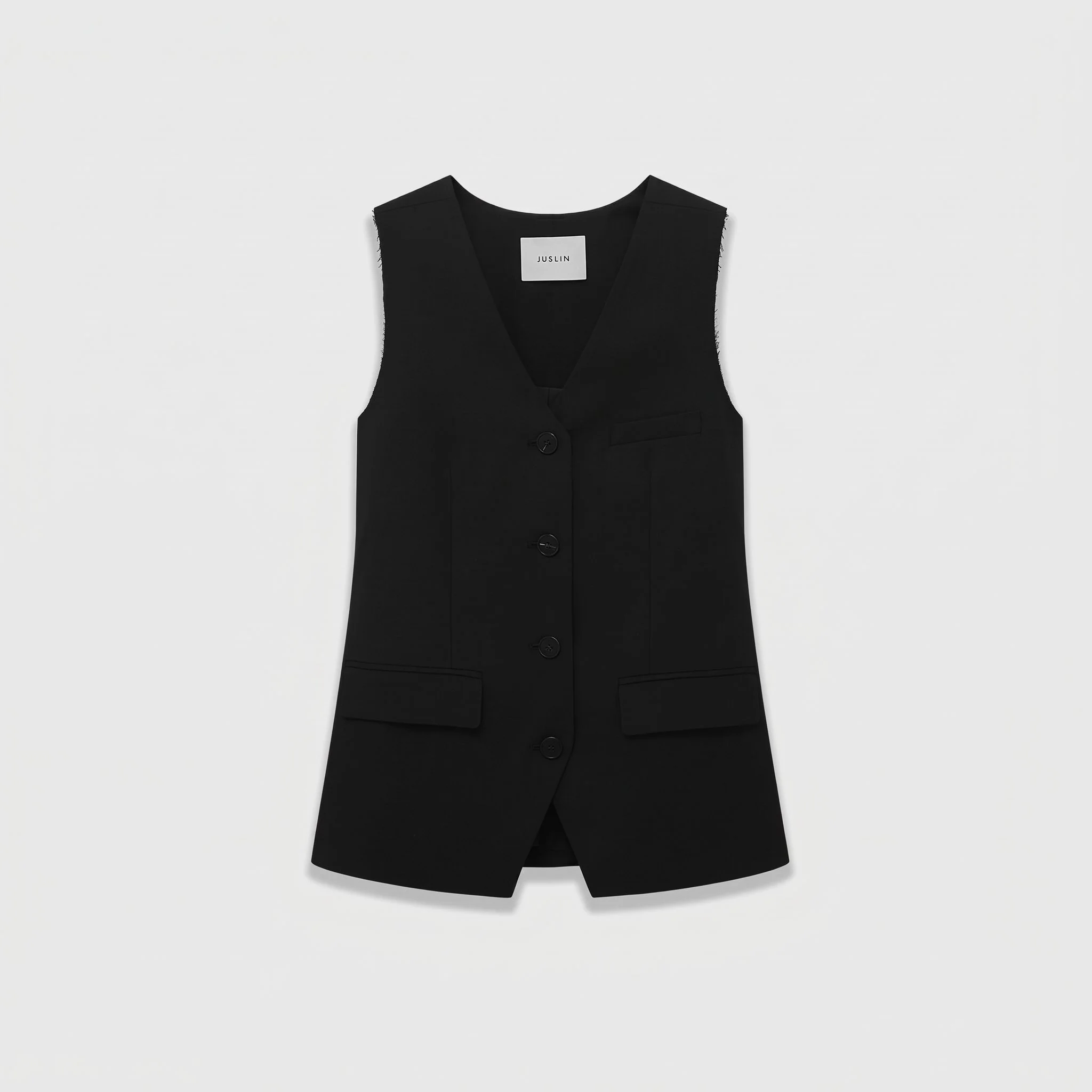 Sleeveless Vest and Pleated Wide-Leg Trousers Set - Image 8