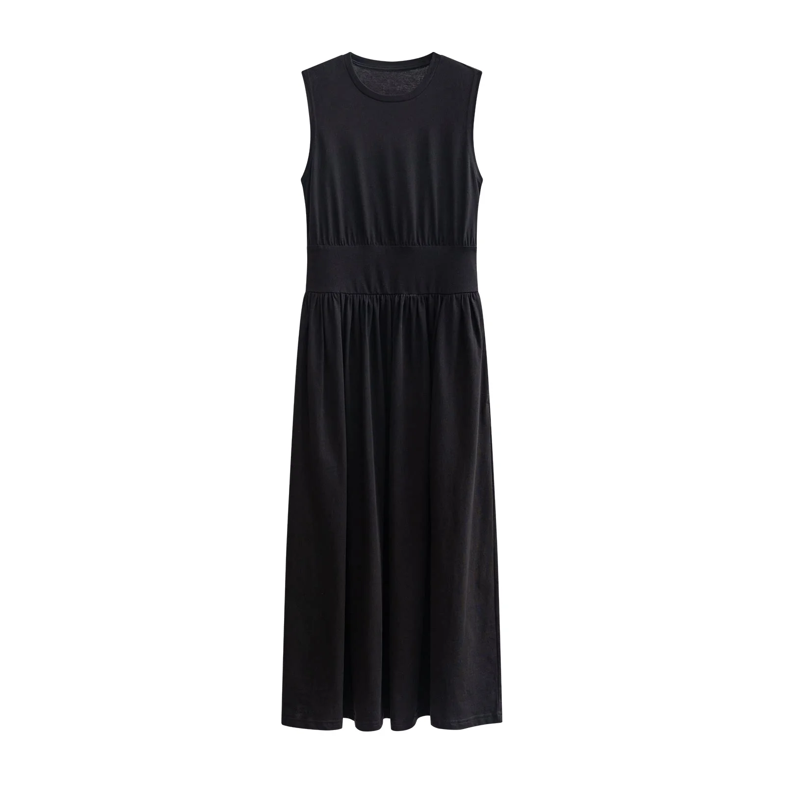 Sleeveless Waistband Maxi Dress - Image 6