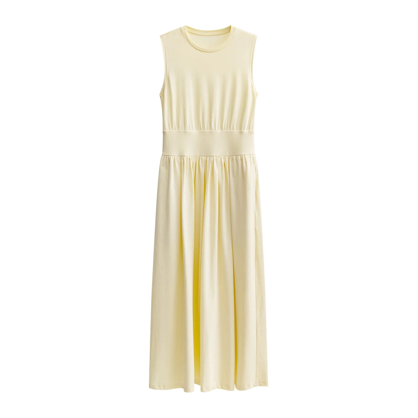 Sleeveless Waistband Maxi Dress - Image 7