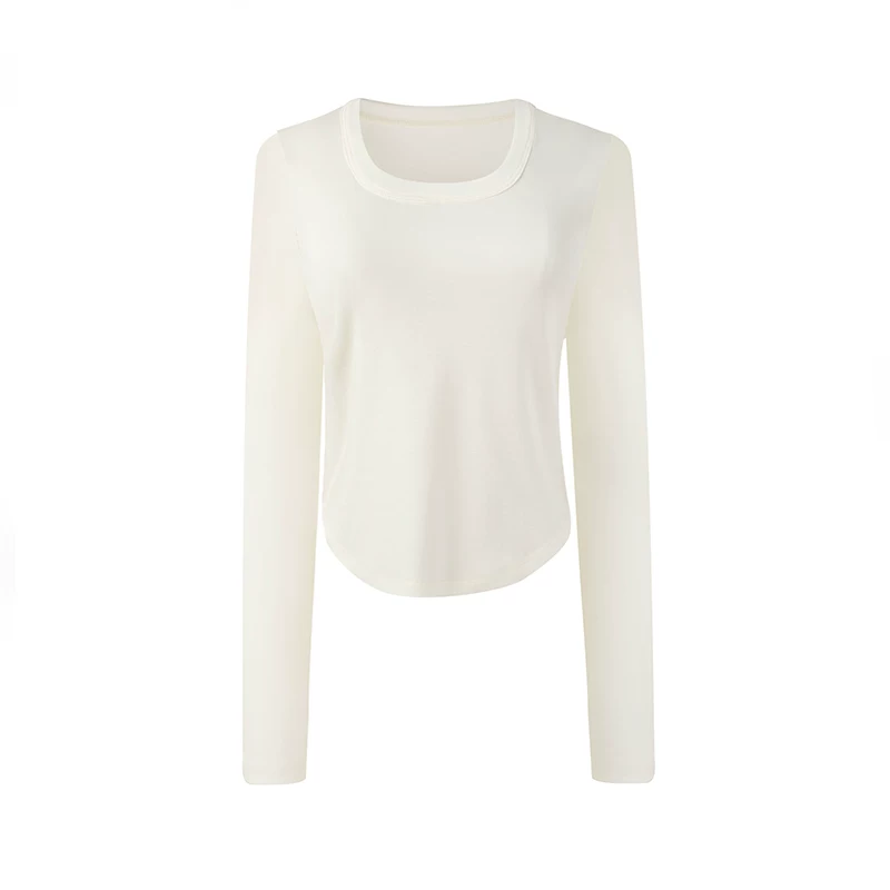 Slim Black Long-Sleeve Top - Image 7