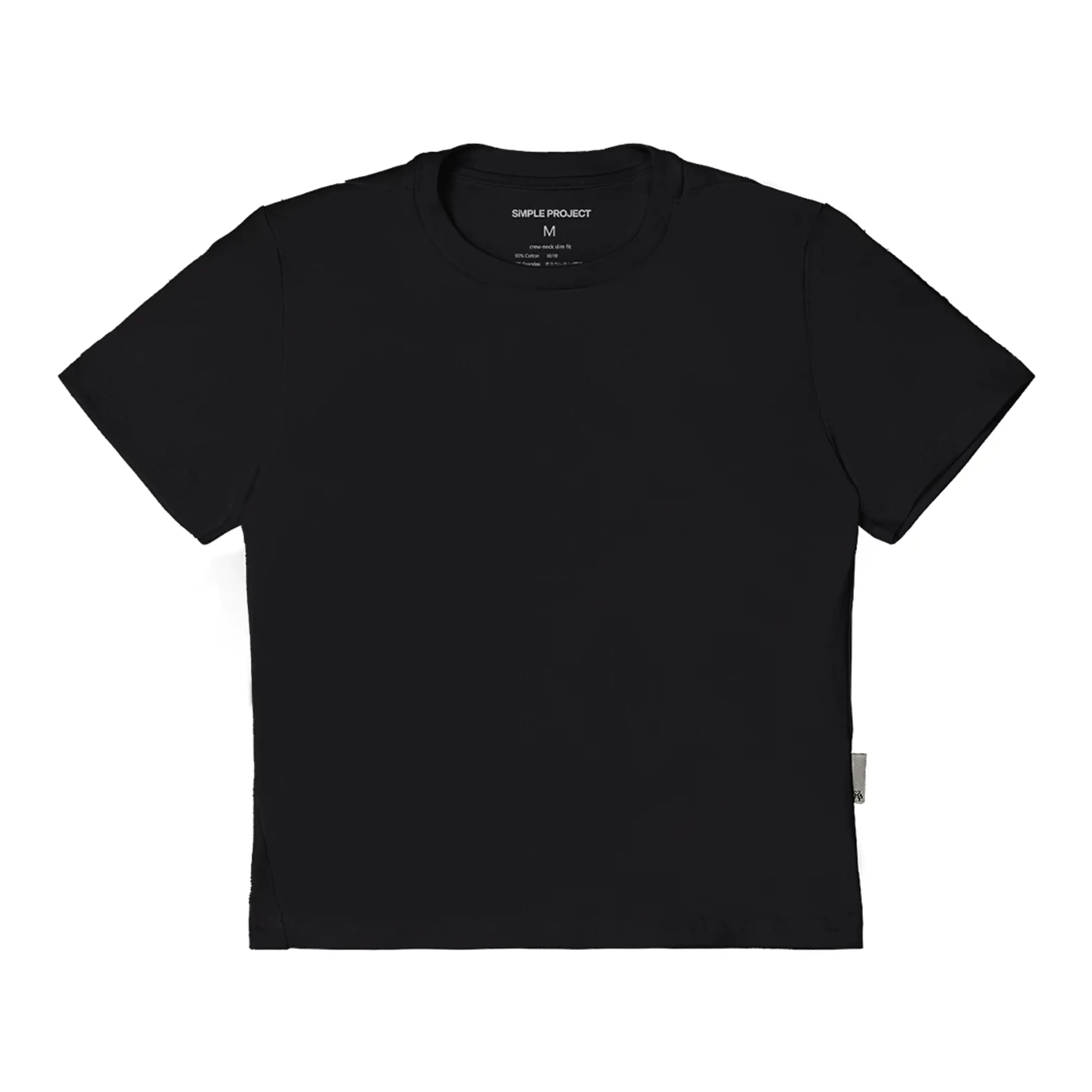 Slim Cotton Stretch Crop Tee - Image 6