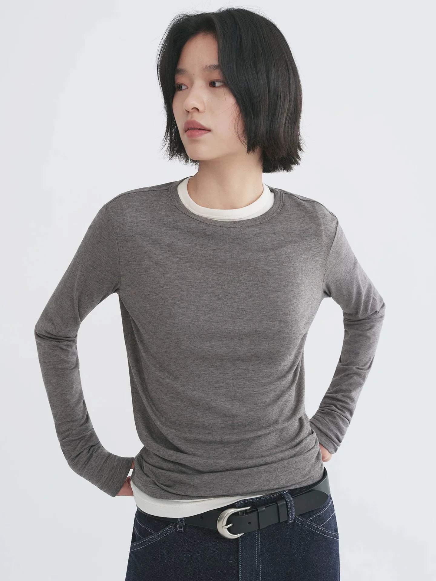 Slim Crewneck Top