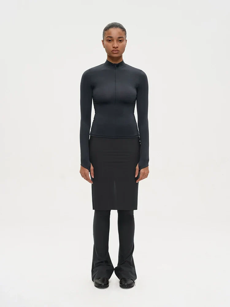 Slim-Fit Half-Zip Top - Image 2